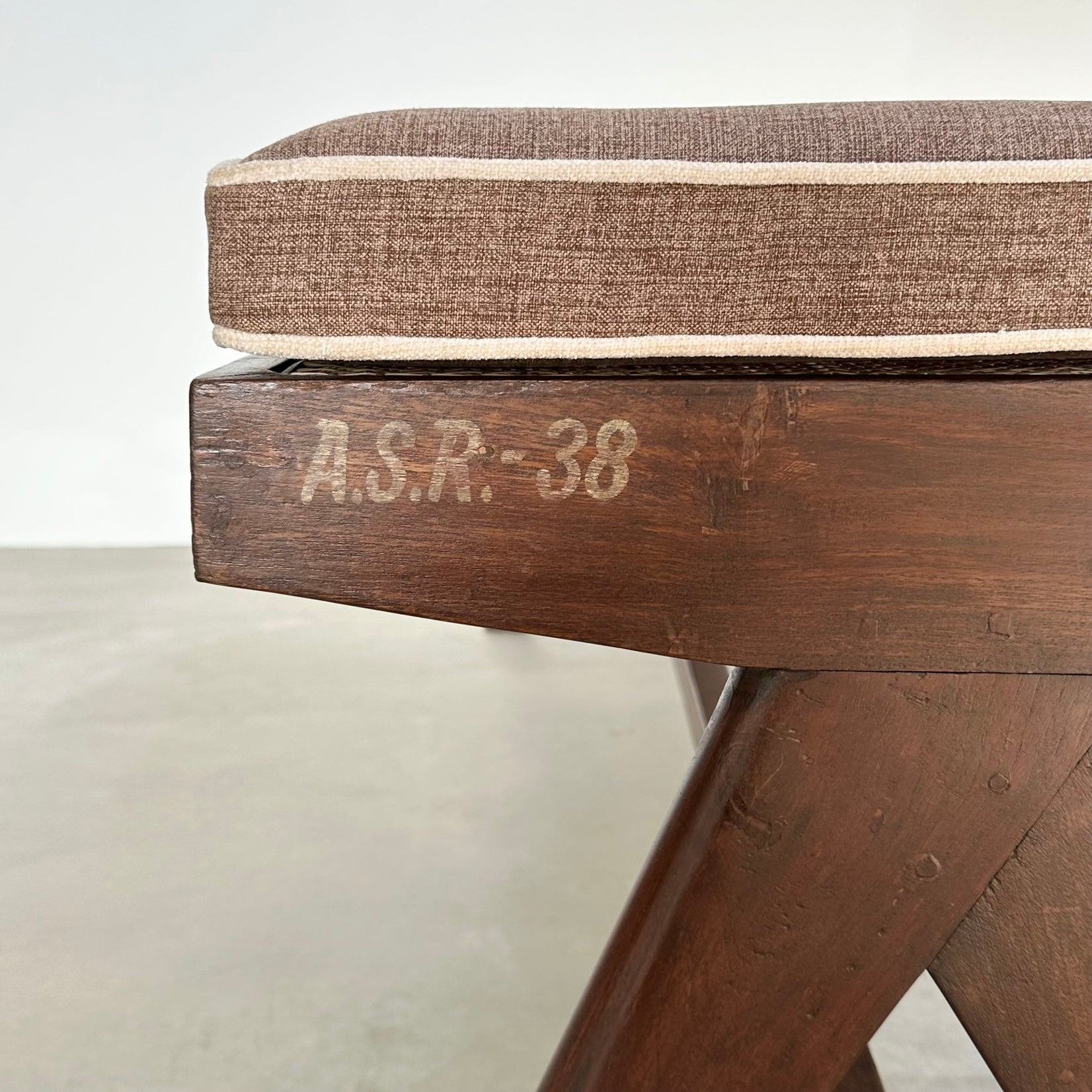 Pierre Jeanneret A Leg Bench