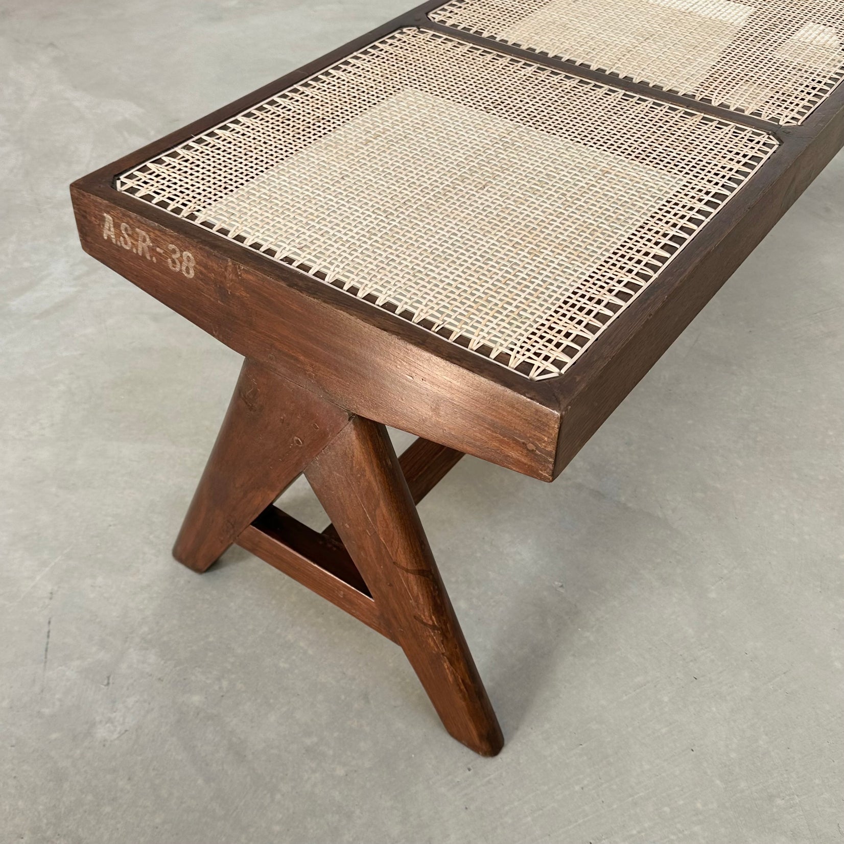 Pierre Jeanneret A Leg Bench