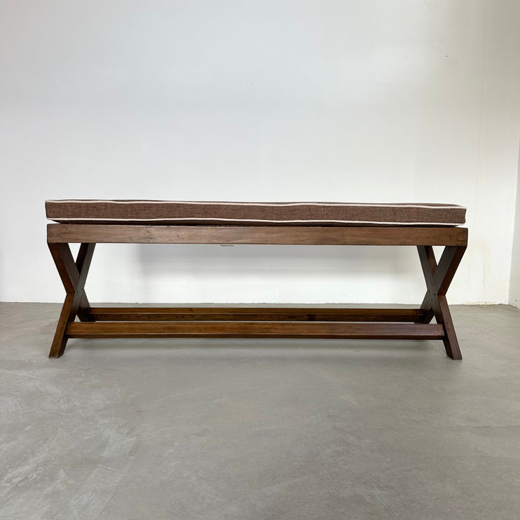 Pierre Jeanneret X Leg Bench