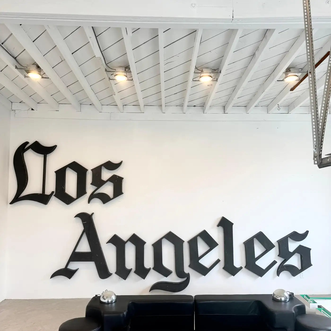 Original 'Los Angeles Times' Newspaper Sign from Downtown Los Angeles, 1970s, USA