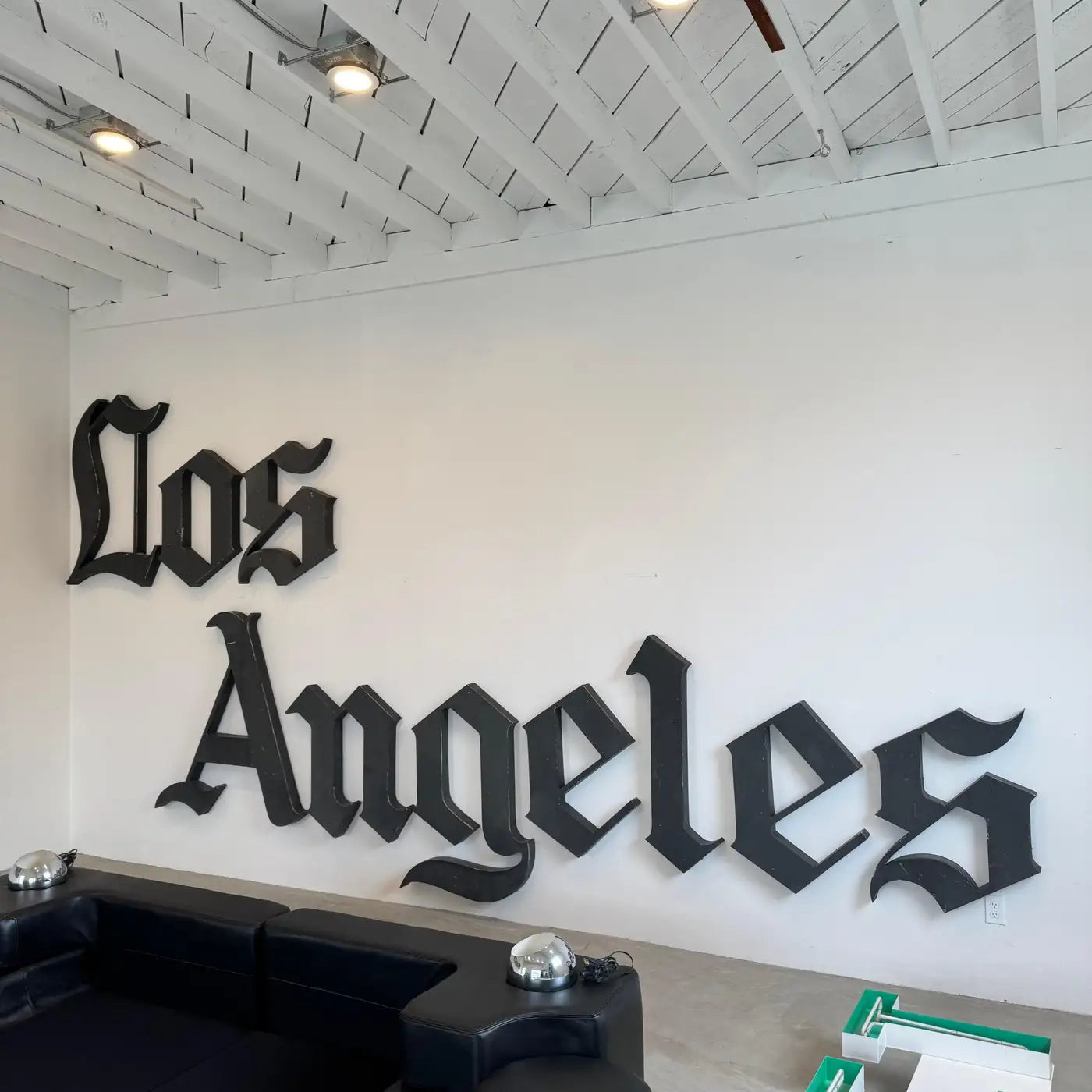 Original 'Los Angeles Times' Newspaper Sign from Downtown Los Angeles, 1970s, USA
