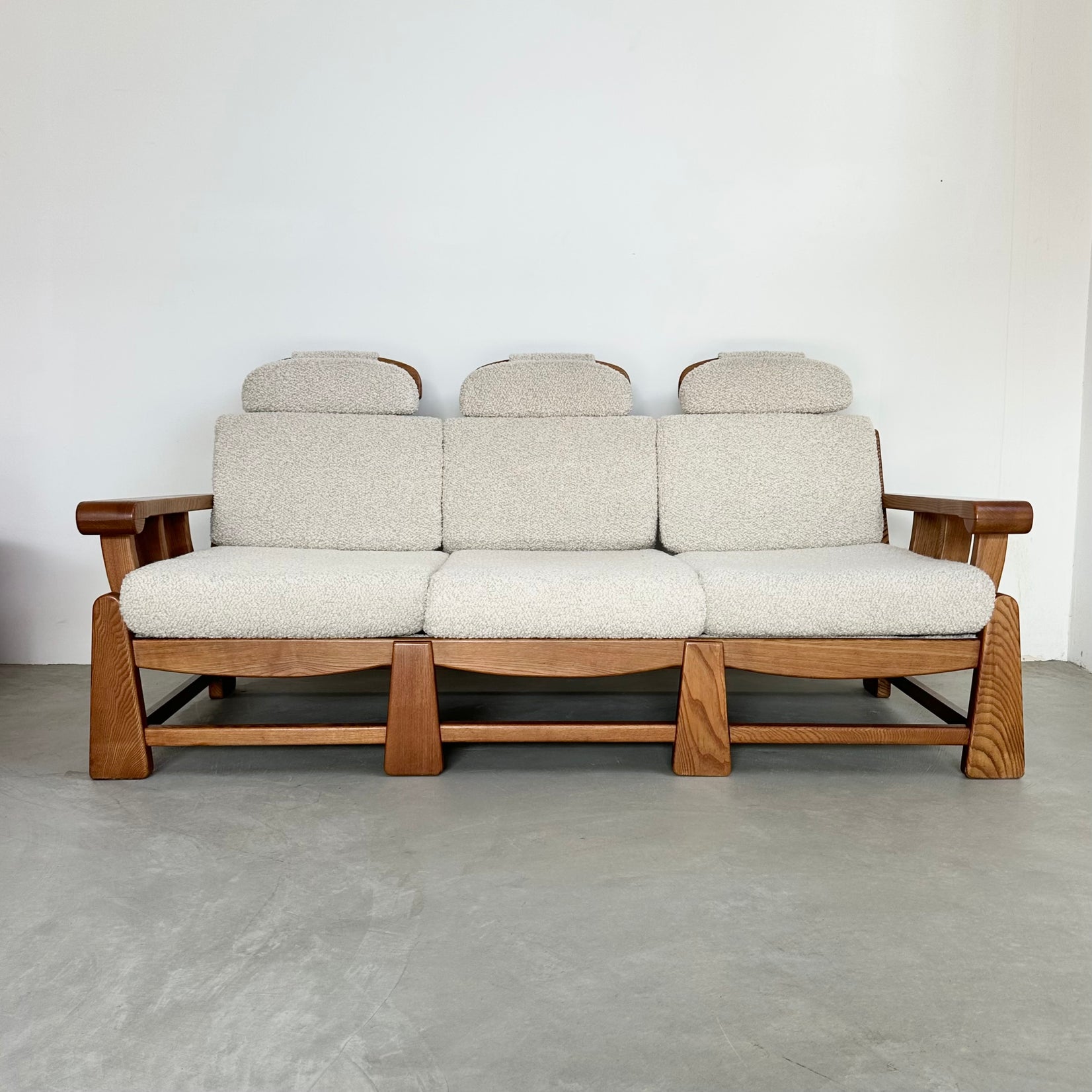 Elm & Boucle Sofa