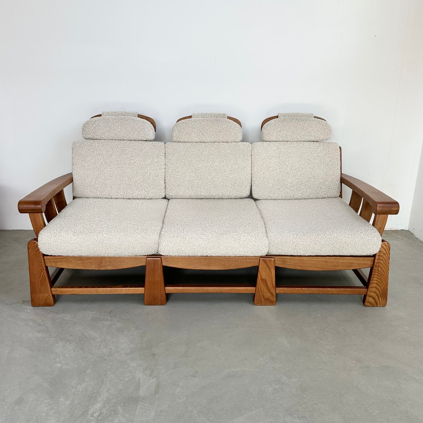 Elm & Boucle Sofa