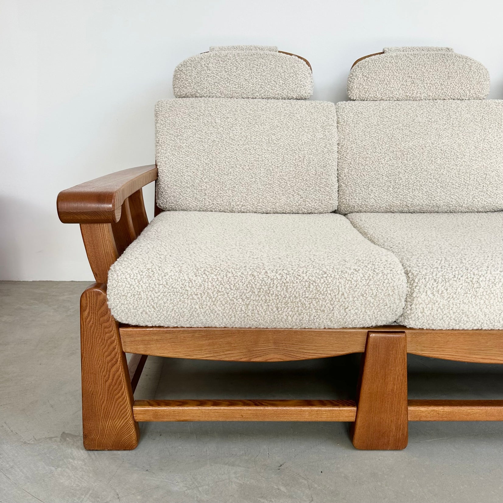 Elm & Boucle Sofa