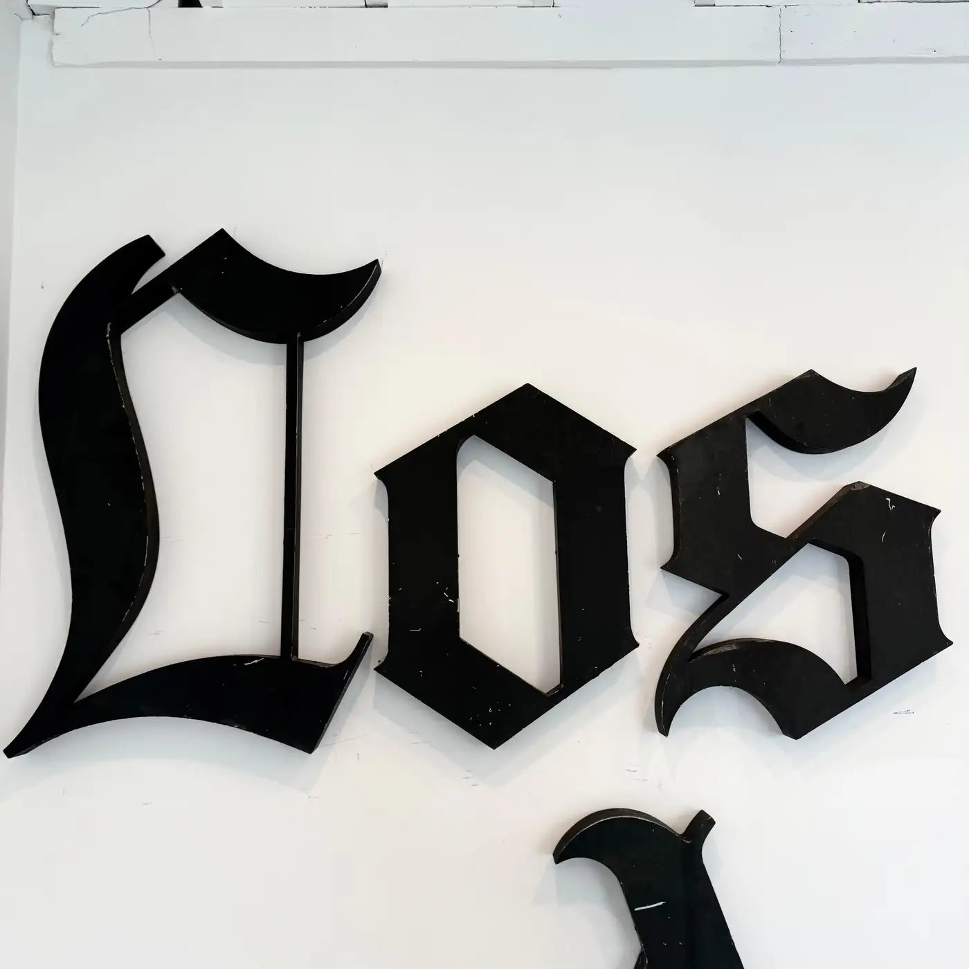 Original 'Los Angeles Times' Newspaper Sign from Downtown Los Angeles, 1970s, USA