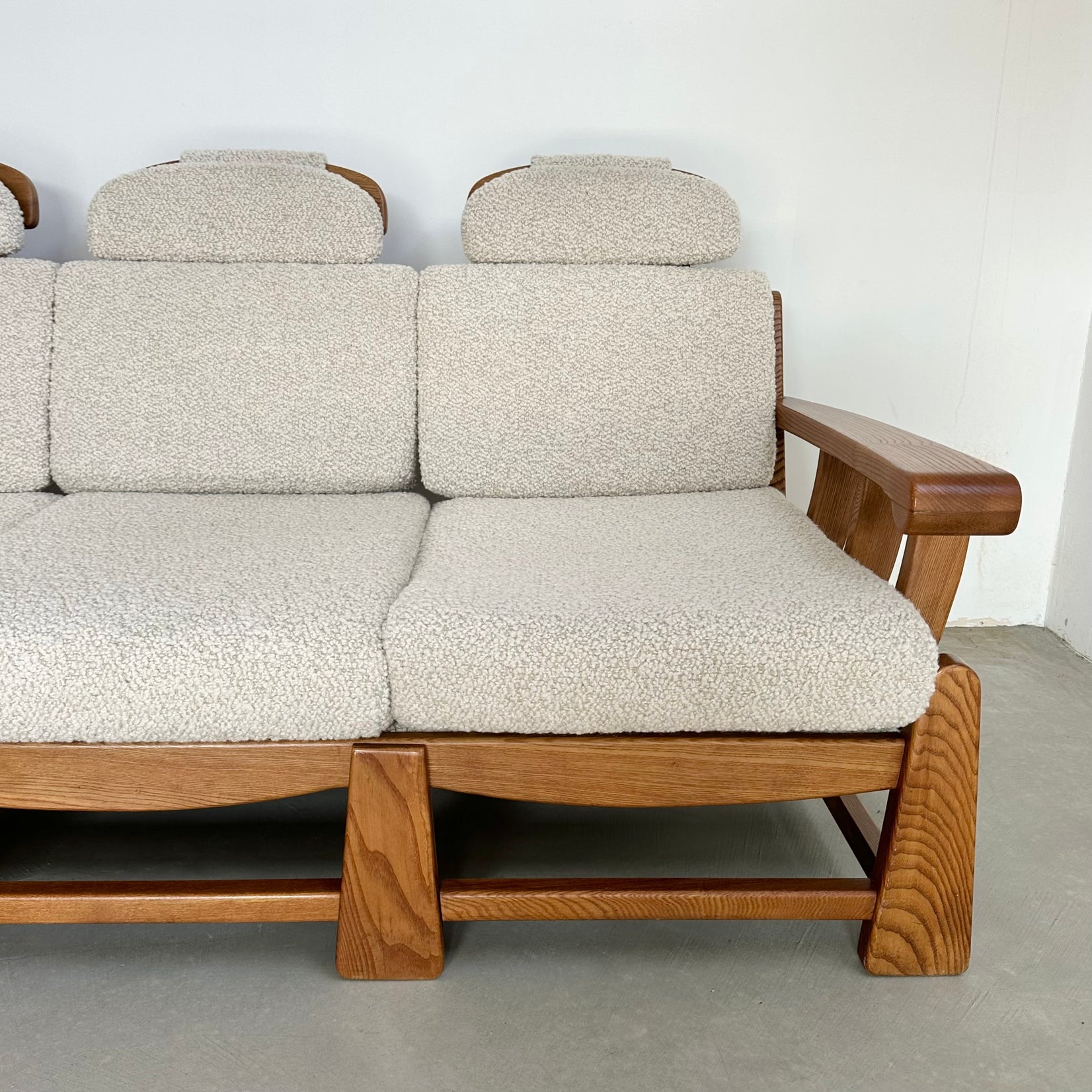 Elm & Boucle Sofa