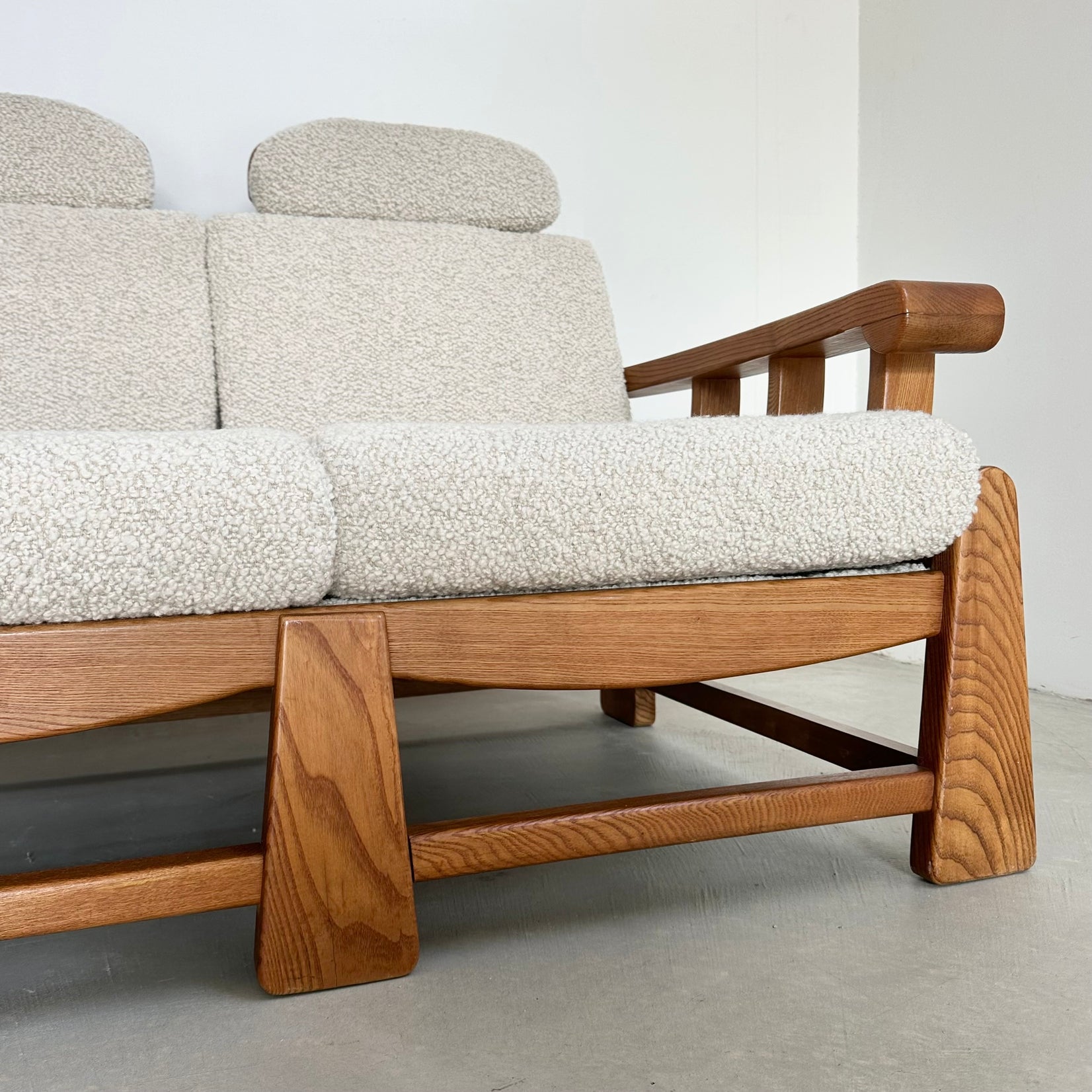 Elm & Boucle Sofa