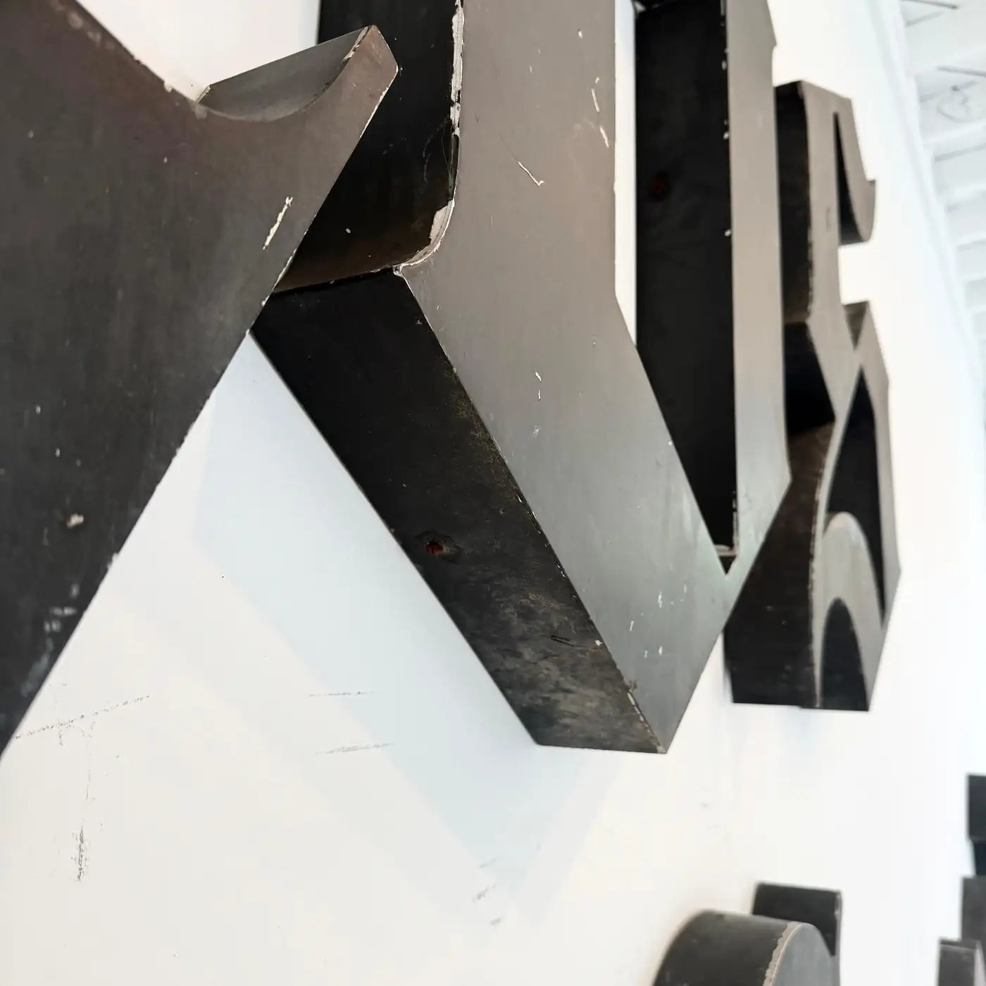 Original 'Los Angeles Times' Newspaper Sign from Downtown Los Angeles, 1970s, USA