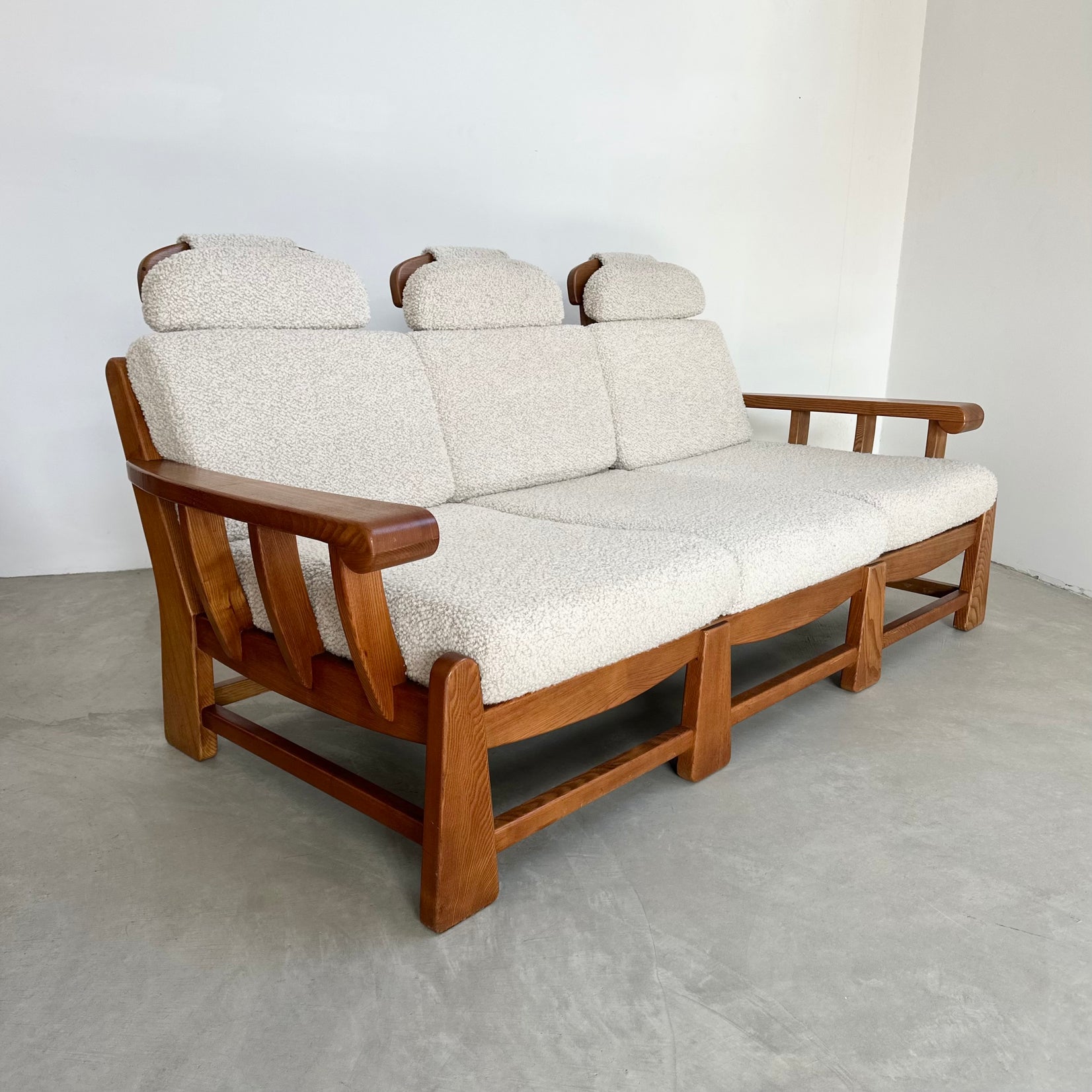 Elm & Boucle Sofa