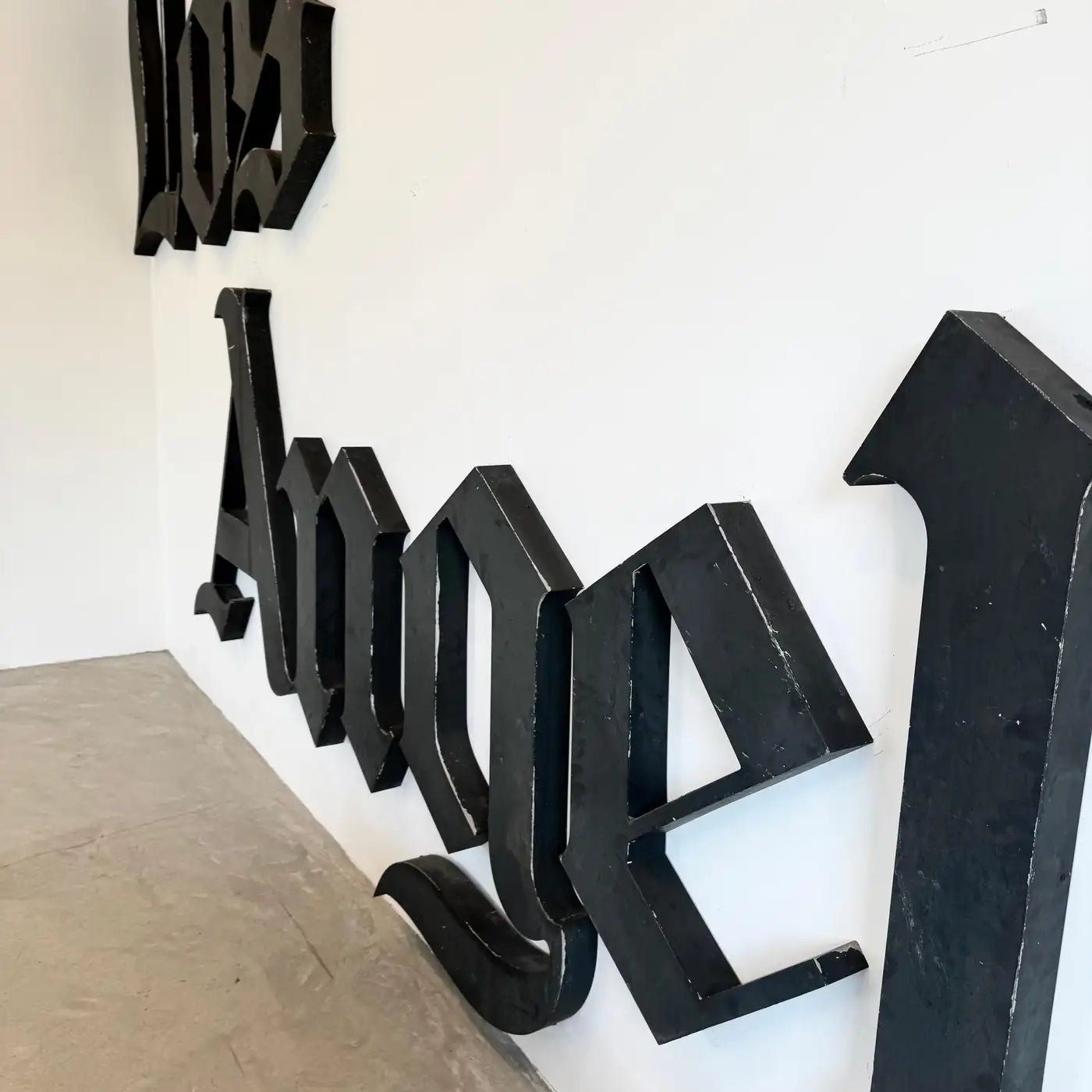 Original 'Los Angeles Times' Newspaper Sign from Downtown Los Angeles, 1970s, USA