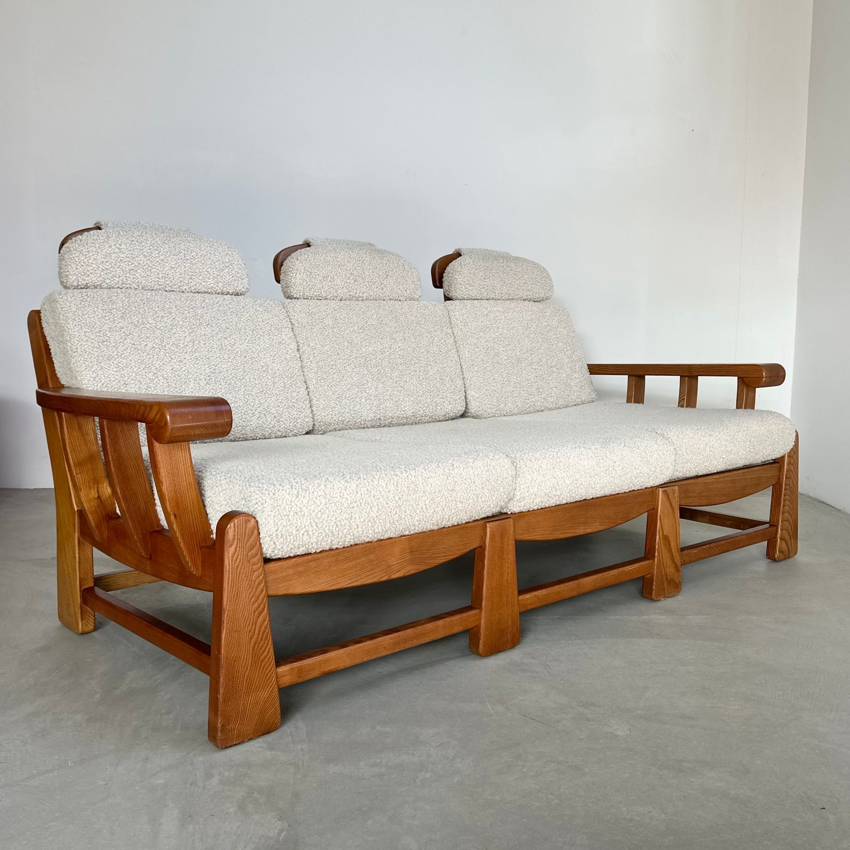 Elm & Boucle Sofa