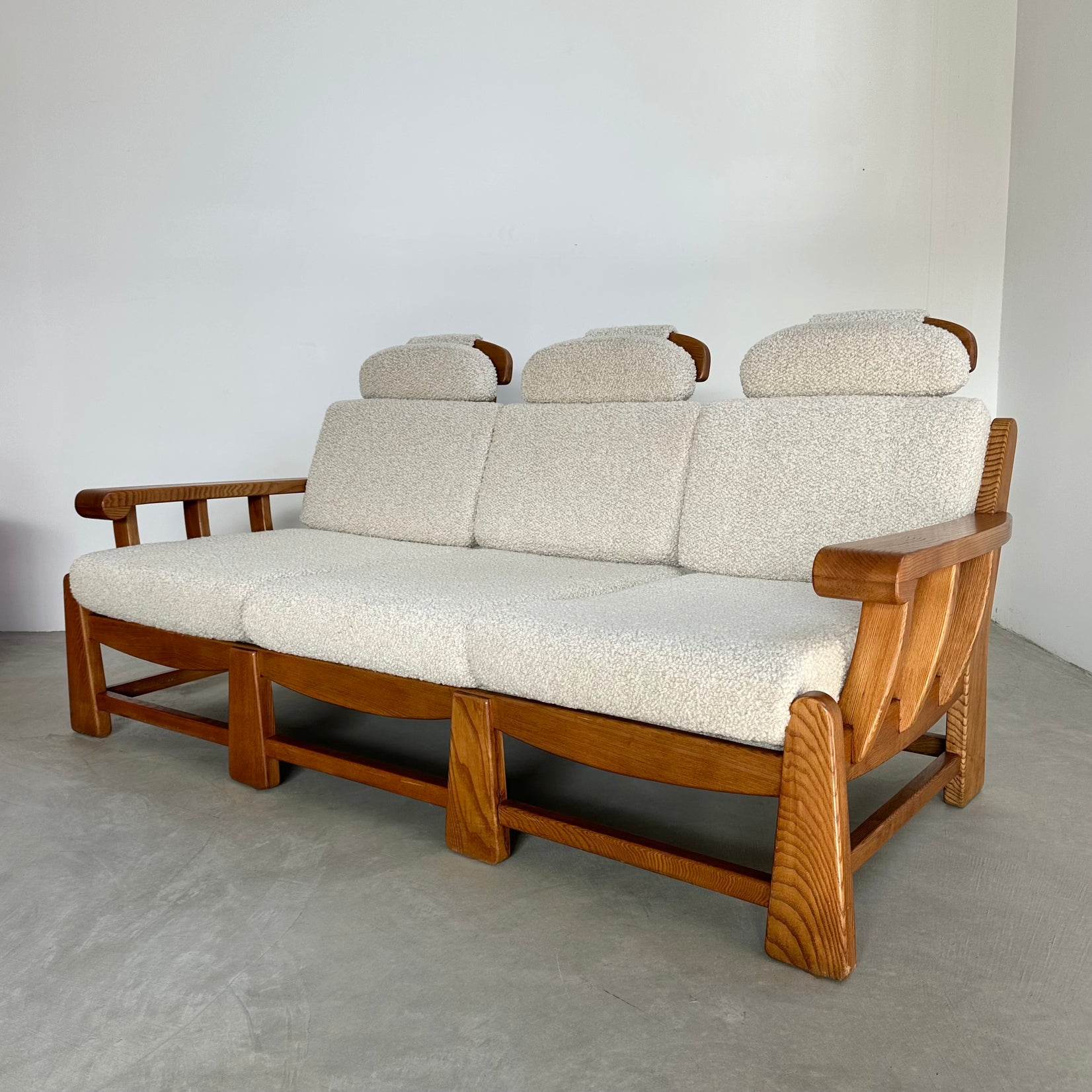 Elm & Boucle Sofa