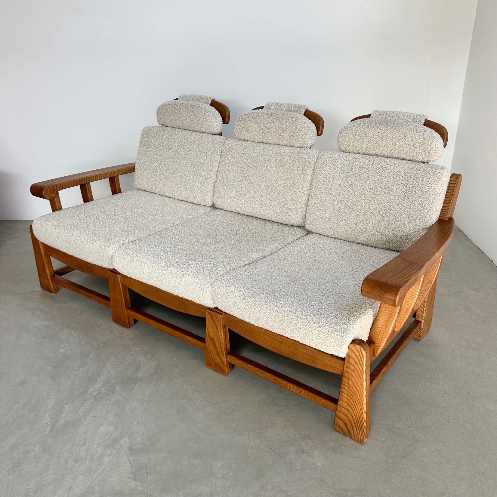 Elm & Boucle Sofa