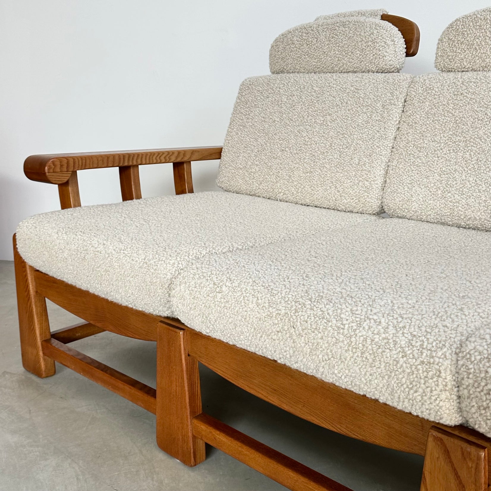 Elm & Boucle Sofa