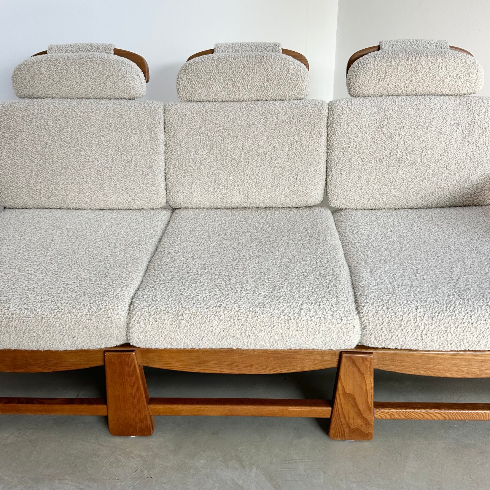 Elm & Boucle Sofa