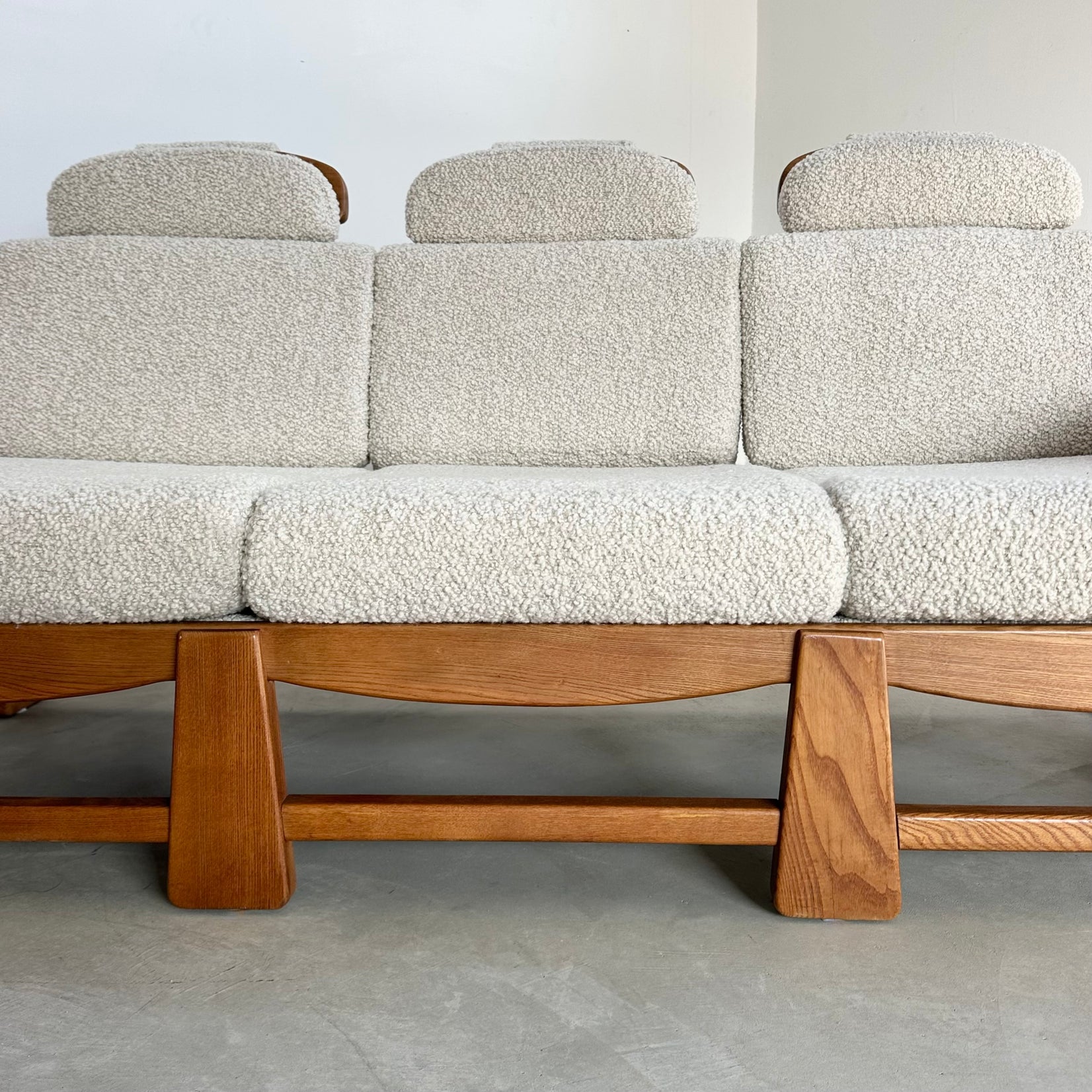 Elm & Boucle Sofa