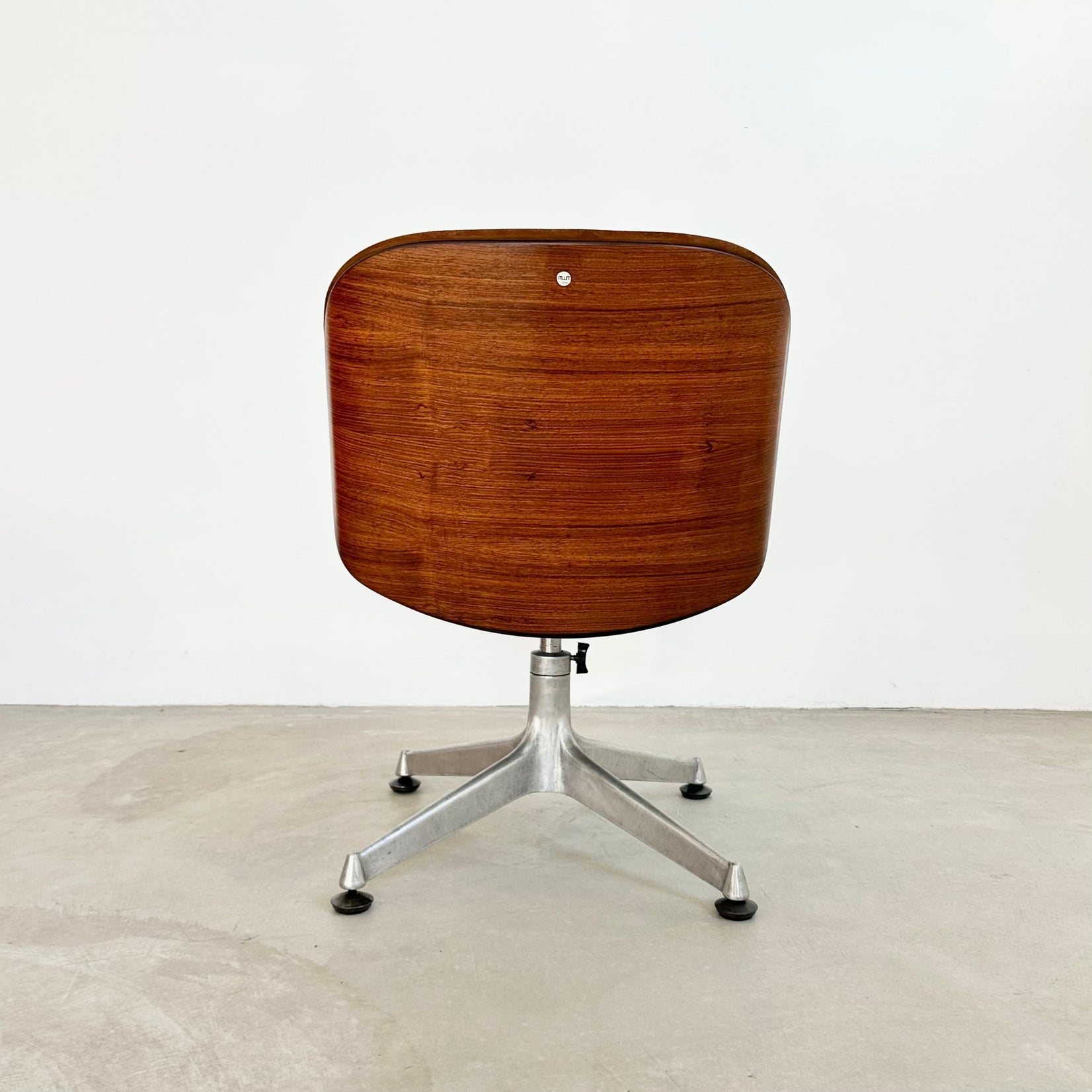 Rosewood & Suede Desk Chair