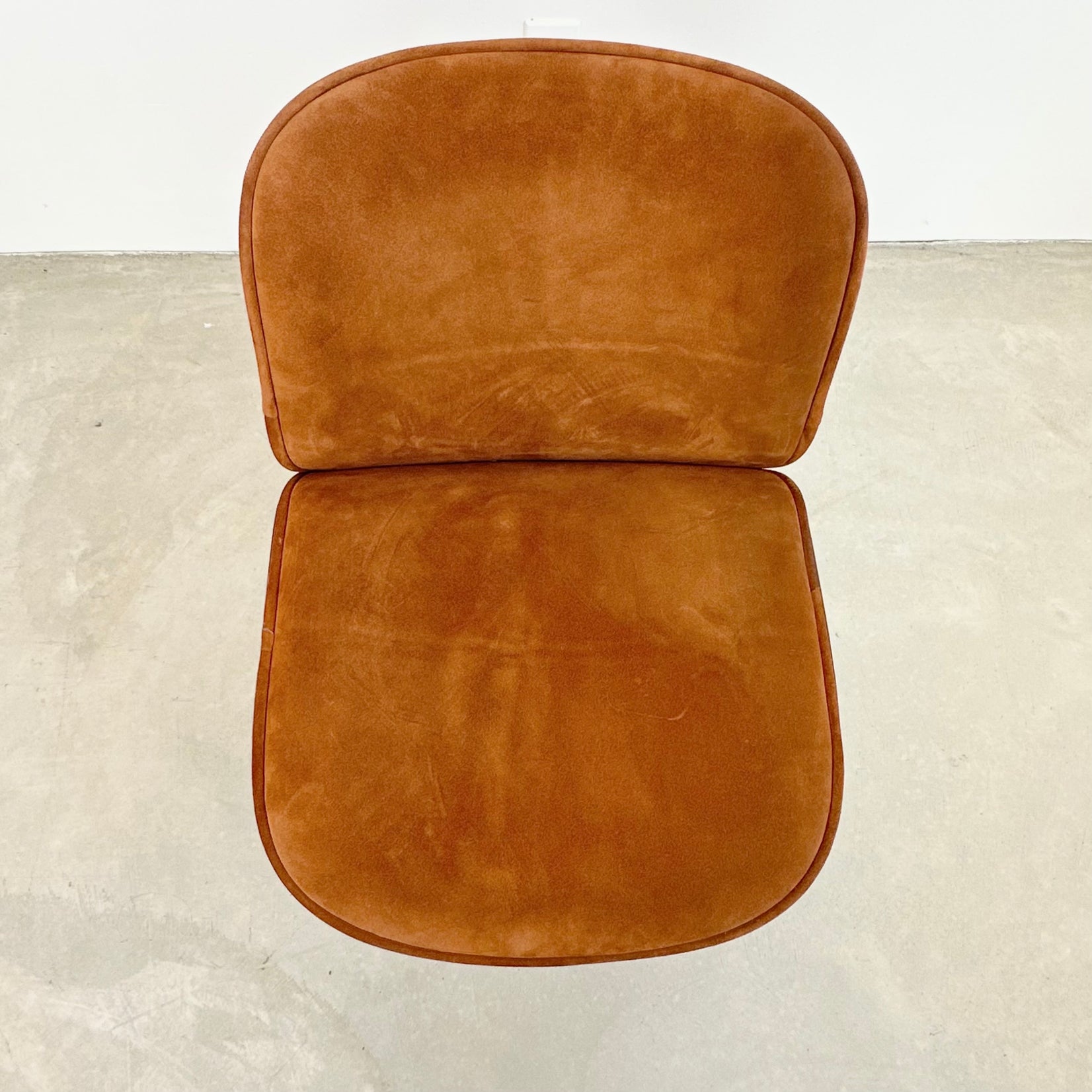 Rosewood & Suede Desk Chair