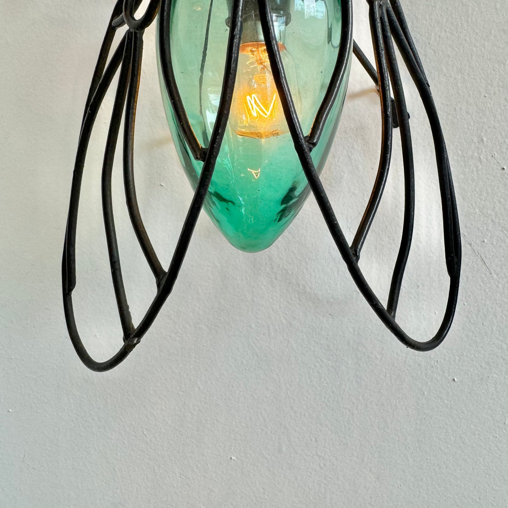 Metal Fly Sconce, 1960s Italy