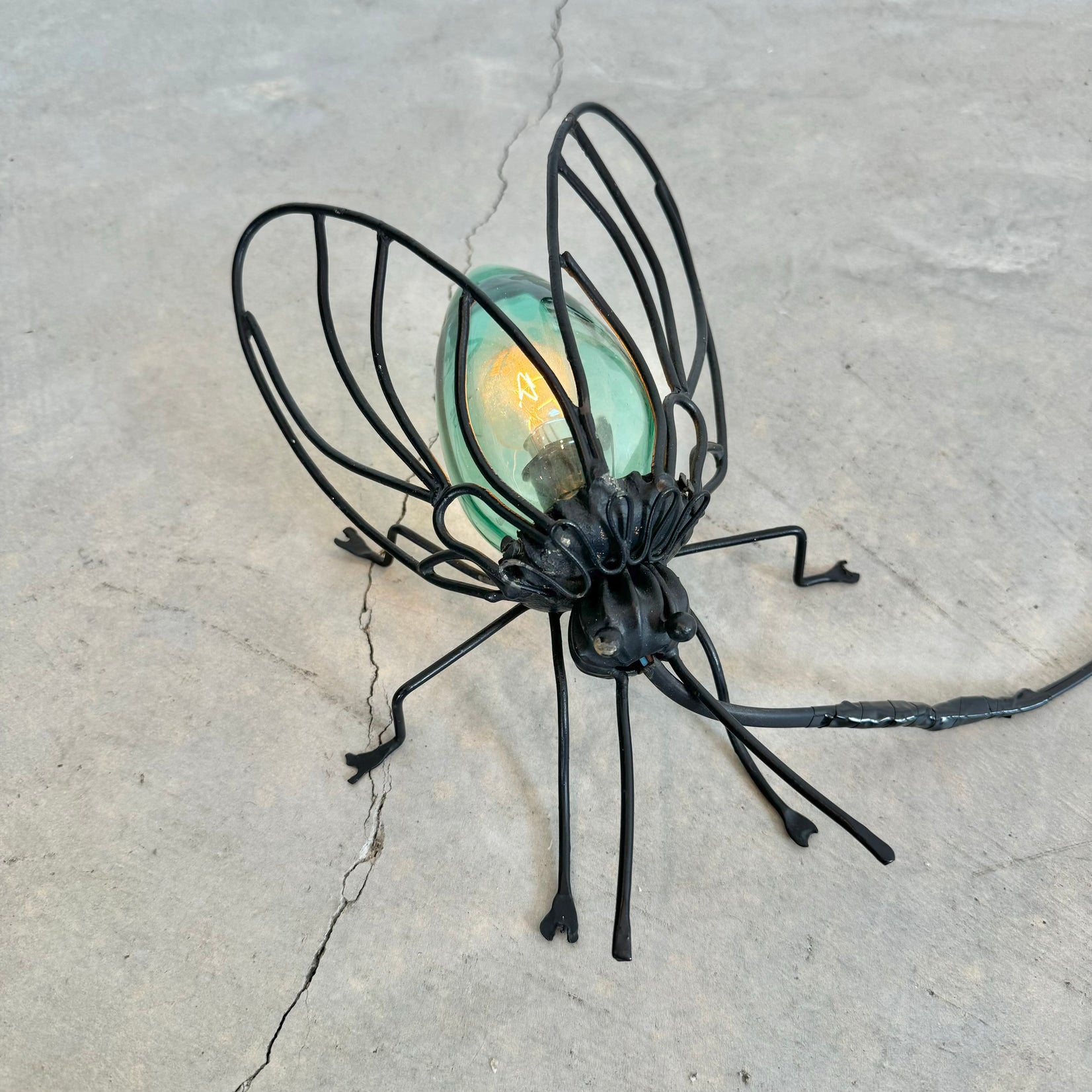 Metal Fly Sconce, 1960s Italy