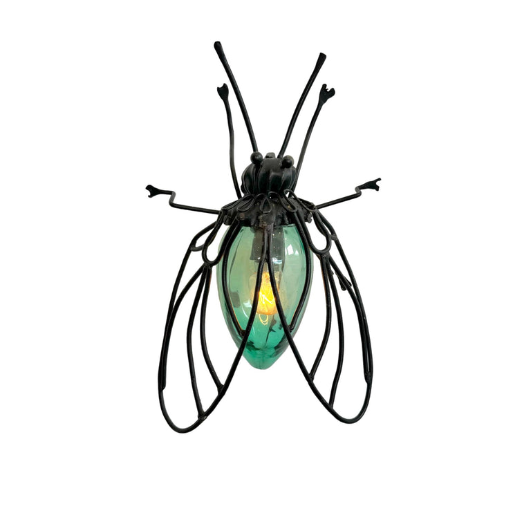 Metal Fly Sconce, 1960s Italy