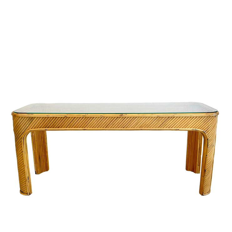 Bentwood Console Table, 1980s USA