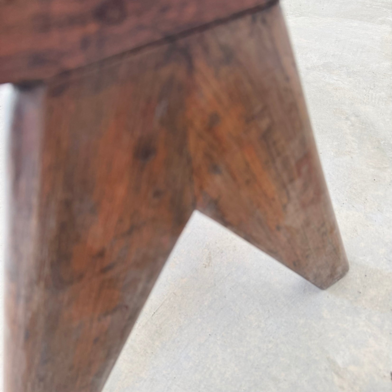 Pierre Jeanneret A Leg Bench, 1950s Chandigarh