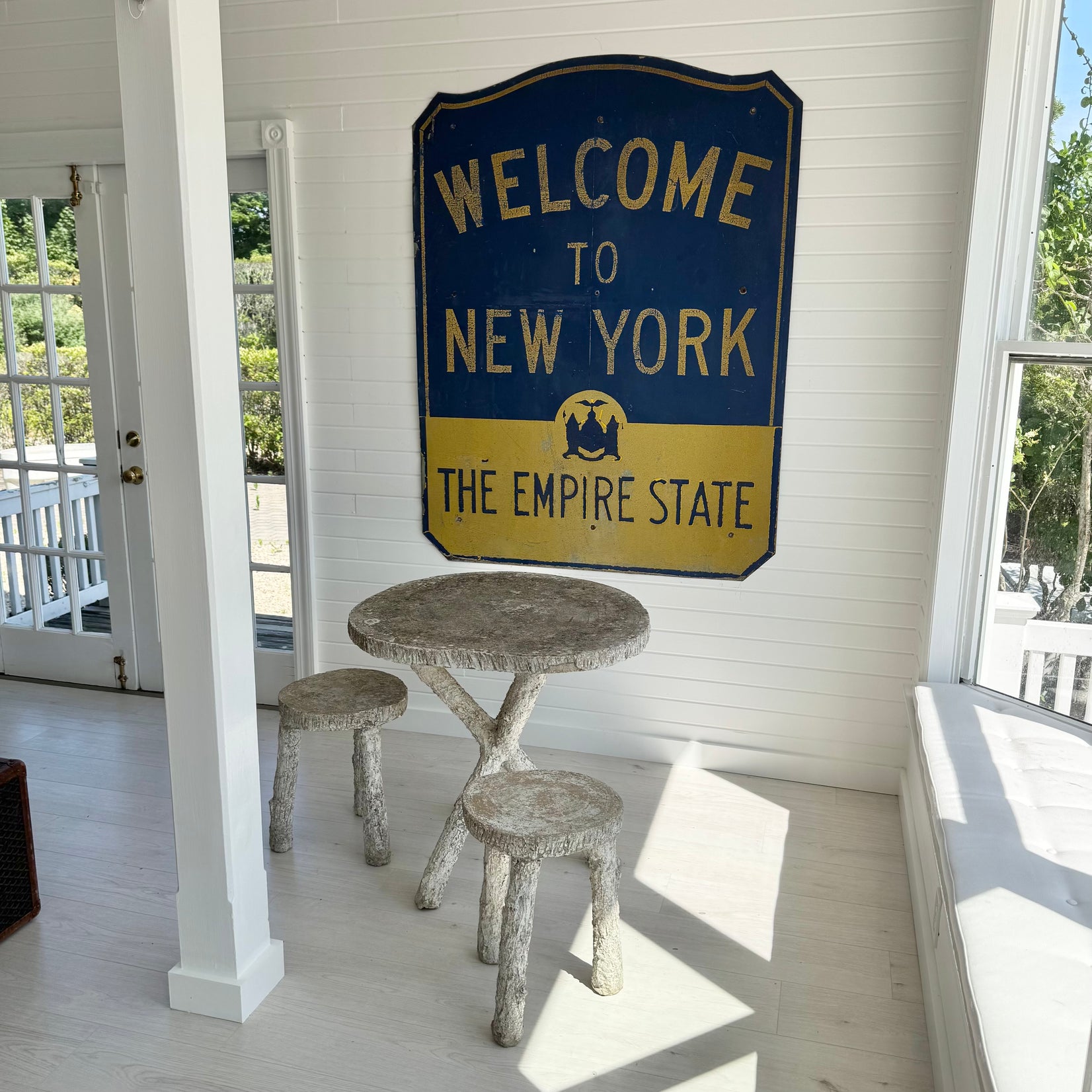 Welcome to New York Metal Highway Sign