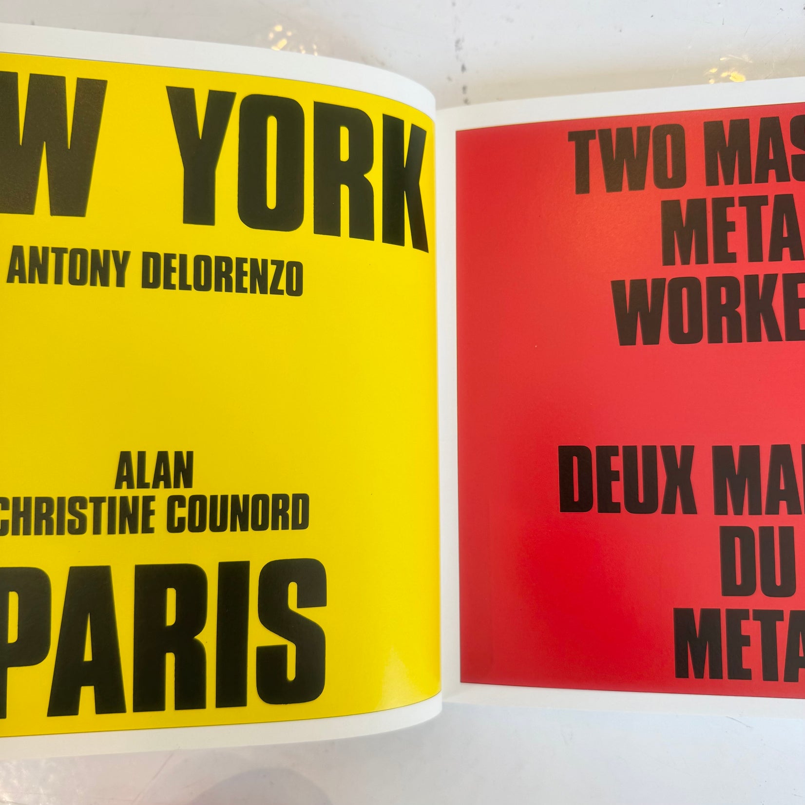 Mid-Century Modern Two Master Metal Workers