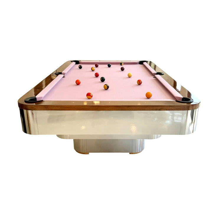 Polished Chrome Pool Table