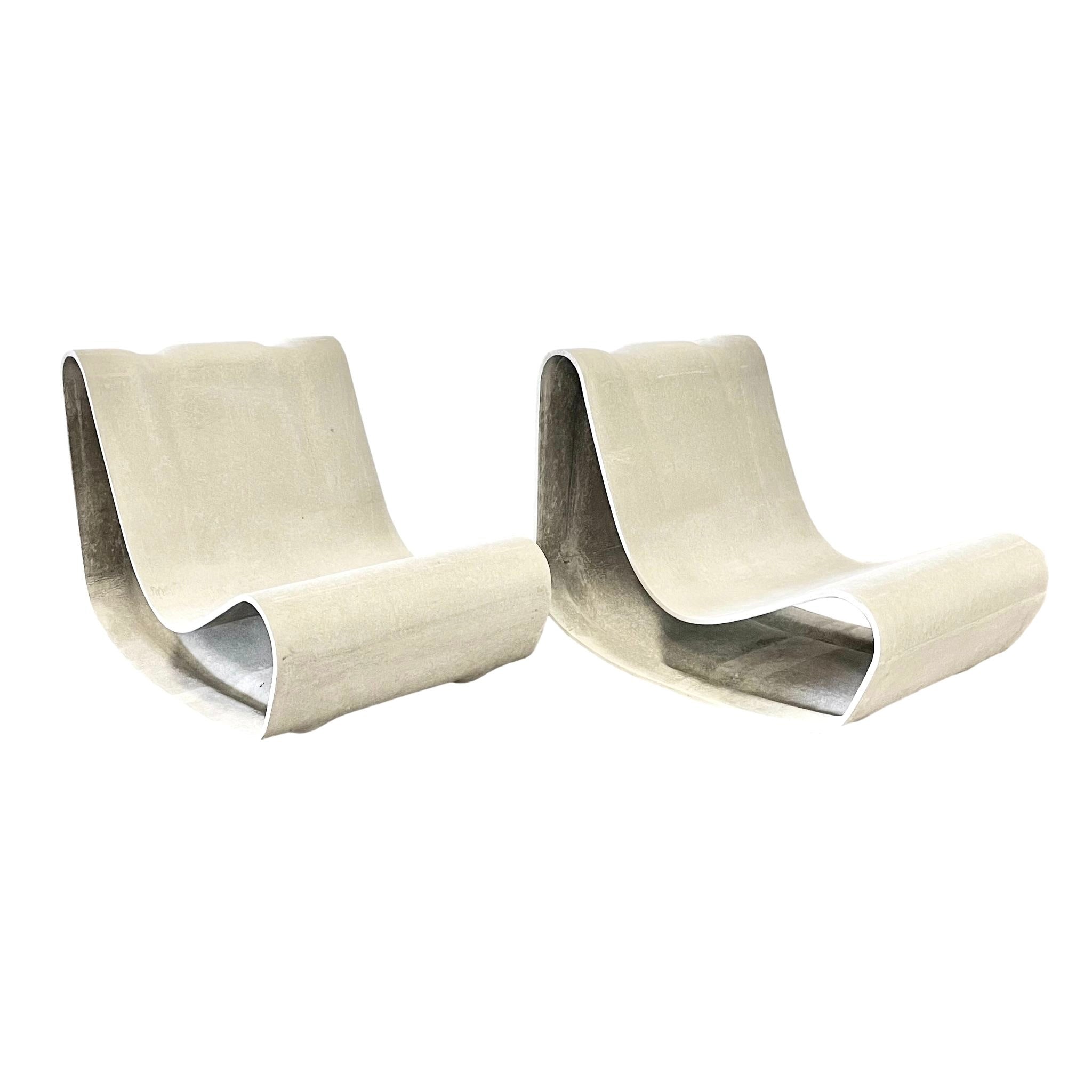 Pair of Willy Guhl Loop Chairs - New Production
