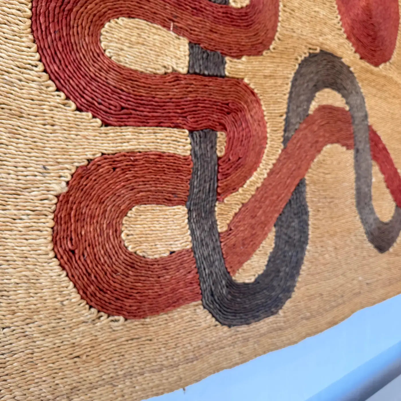 Jute 'Serpents' Tapestry