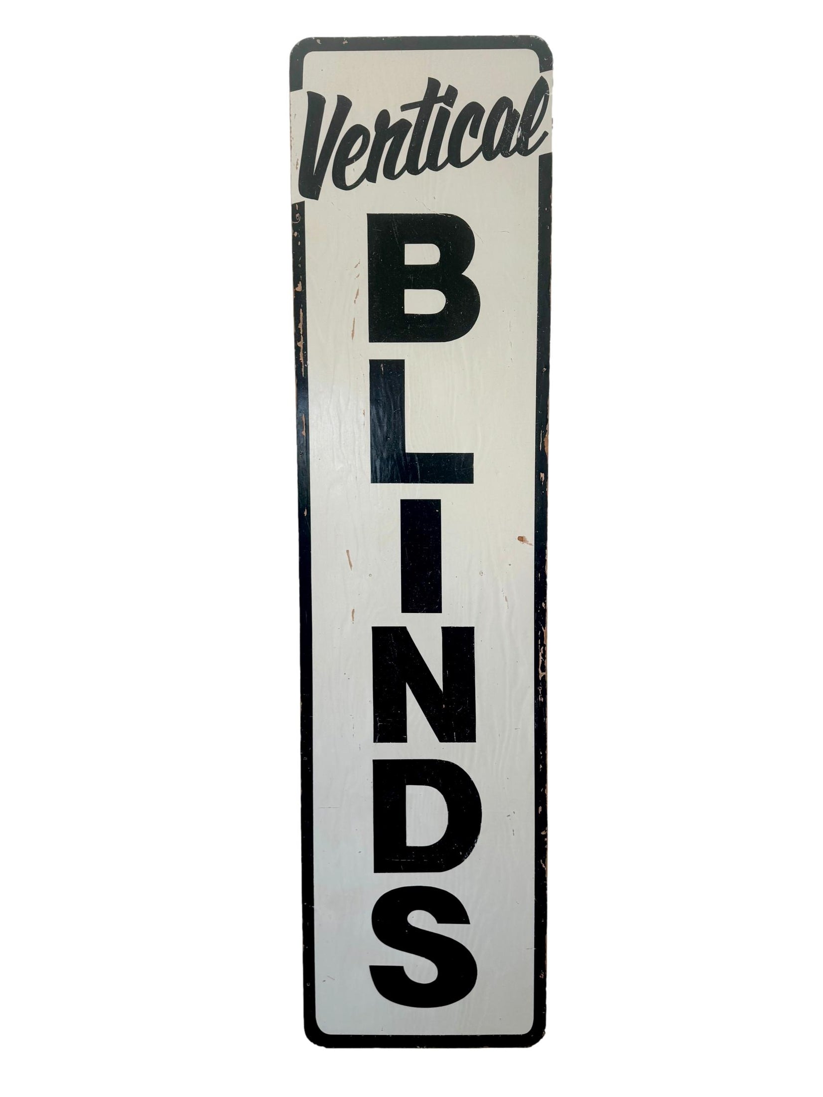Vertical Blinds Sign