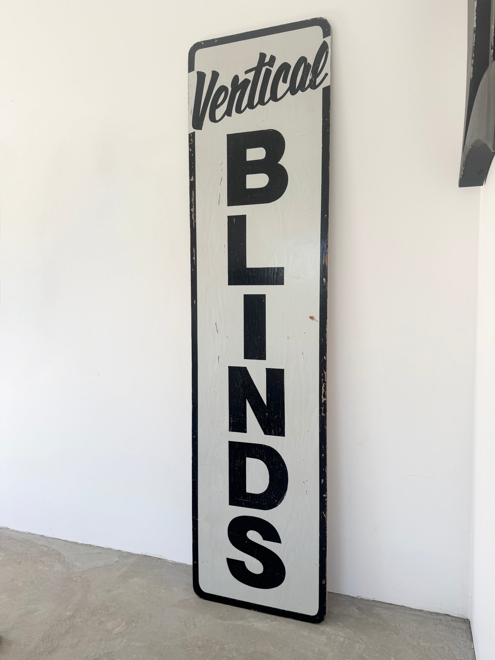 Vertical Blinds Sign