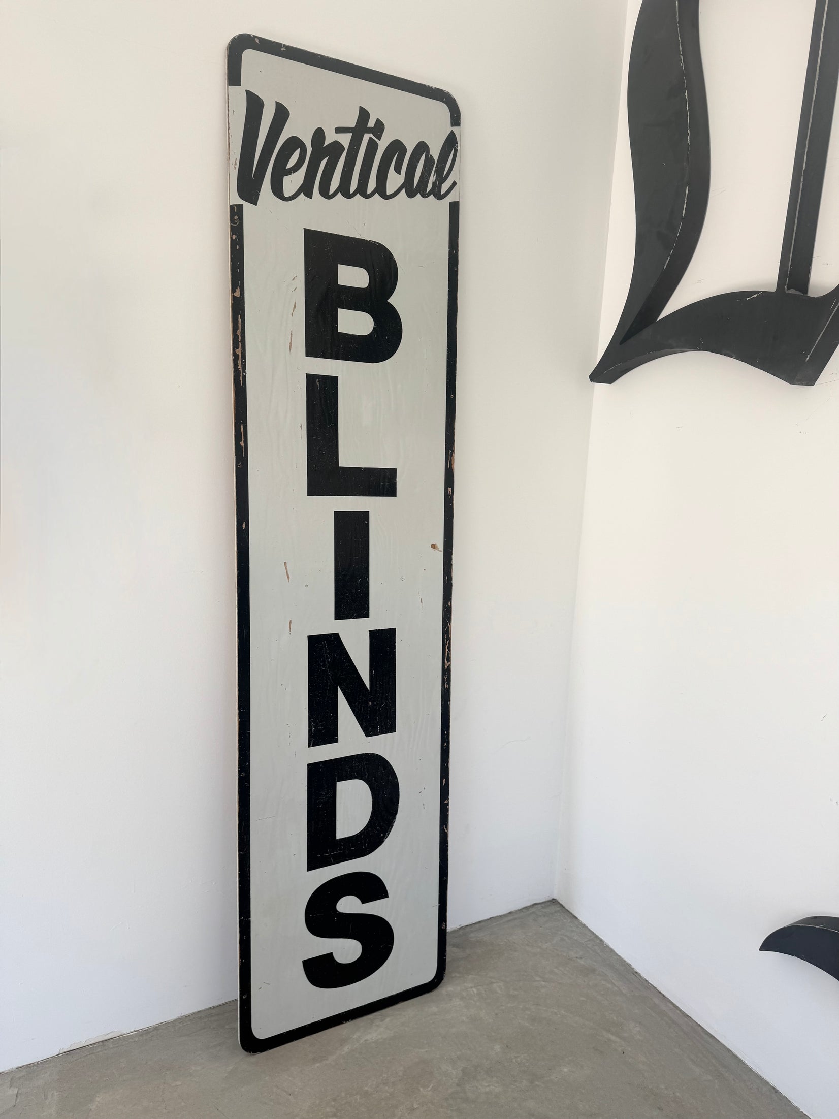 Vertical Blinds Sign