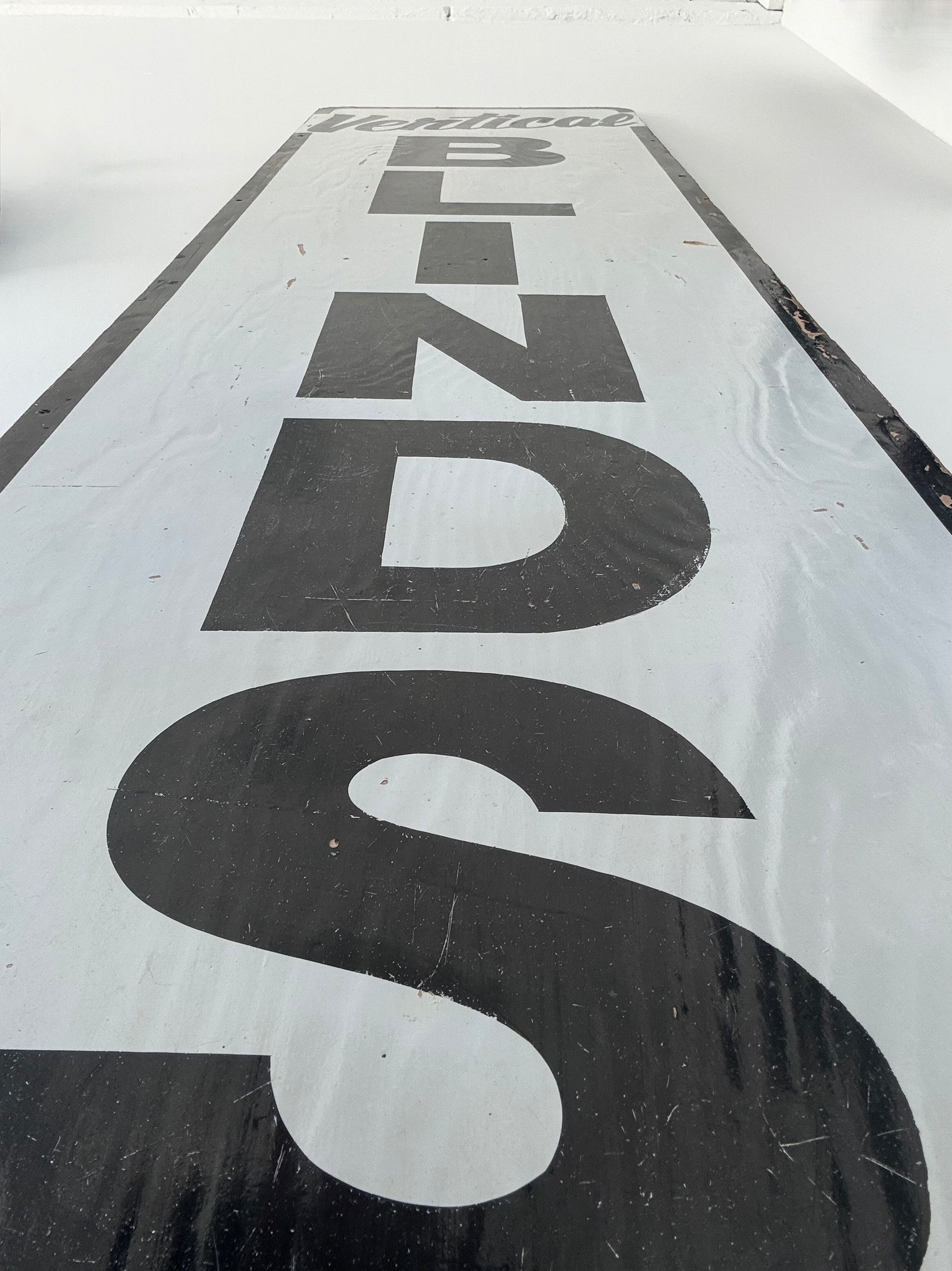 Vertical Blinds Sign