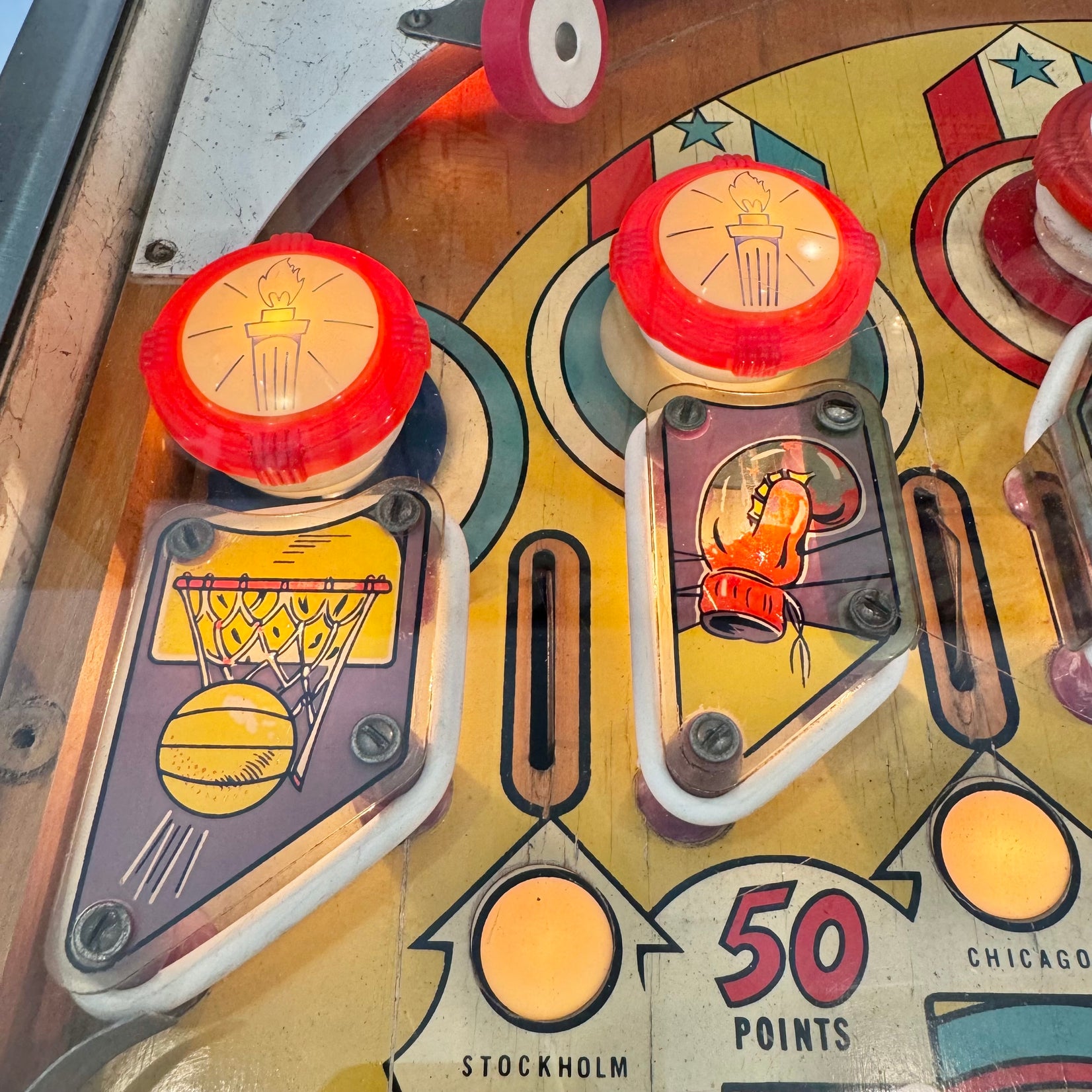 Olympics Pinball Arcade Game