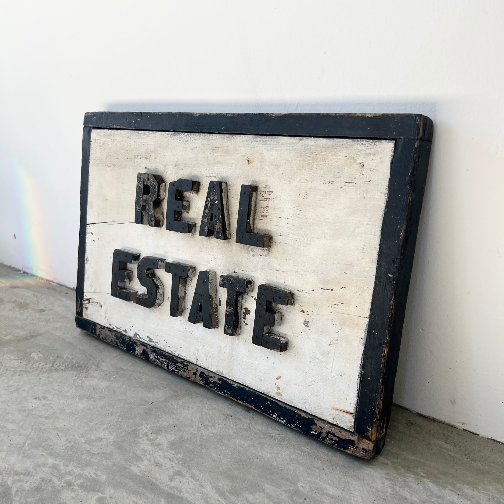 Double Sided Wood Real Estate Sign