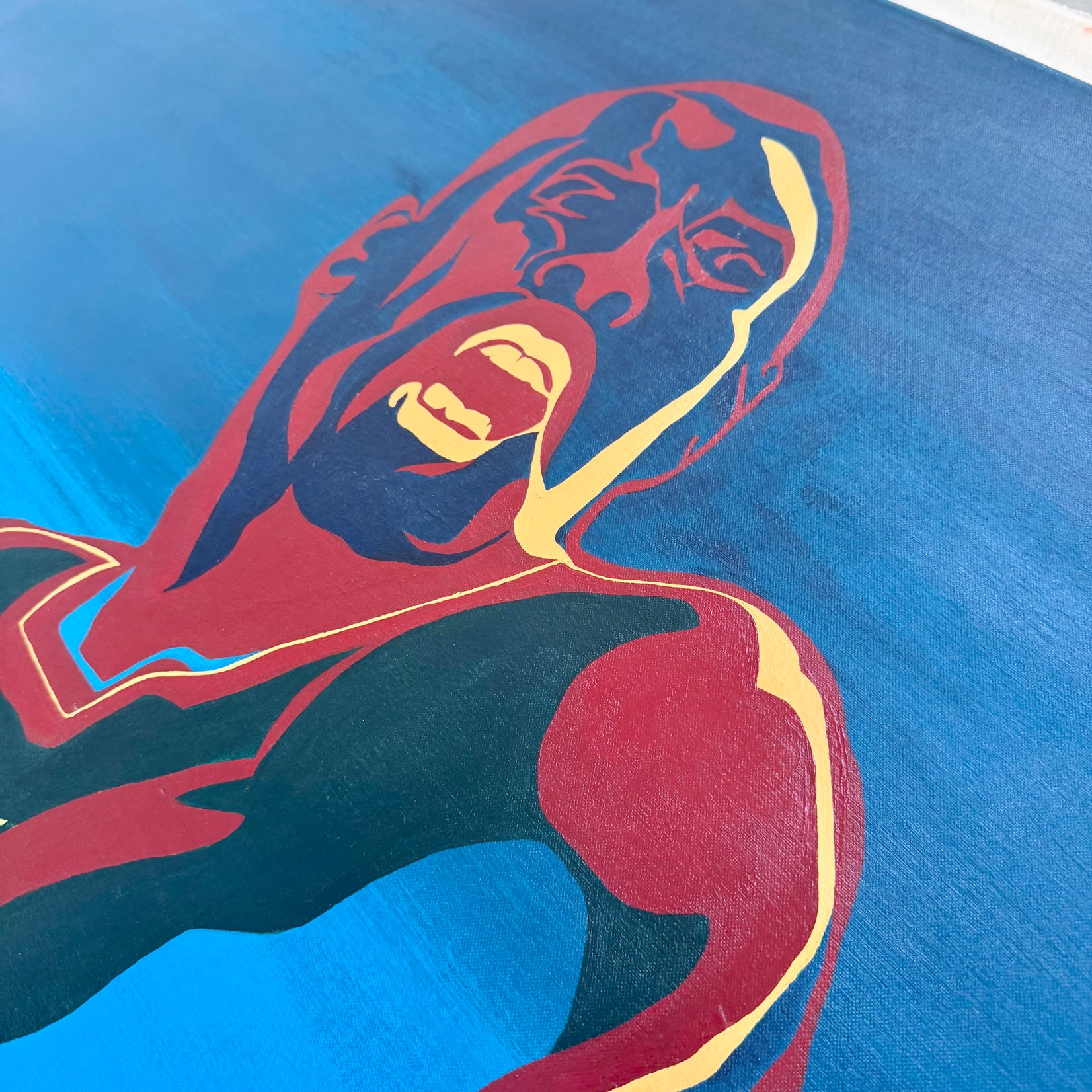 Oil Painting of Gary Payton