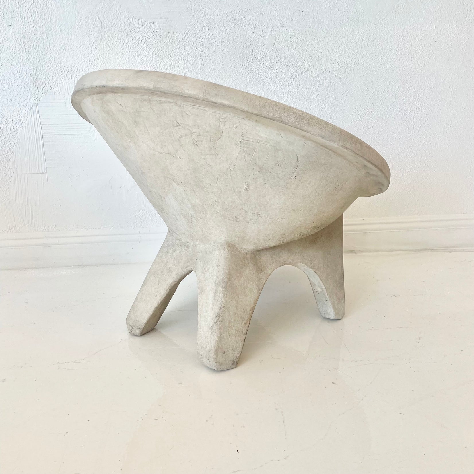 Sculptural Concrete Chair by Merit, Los Angeles