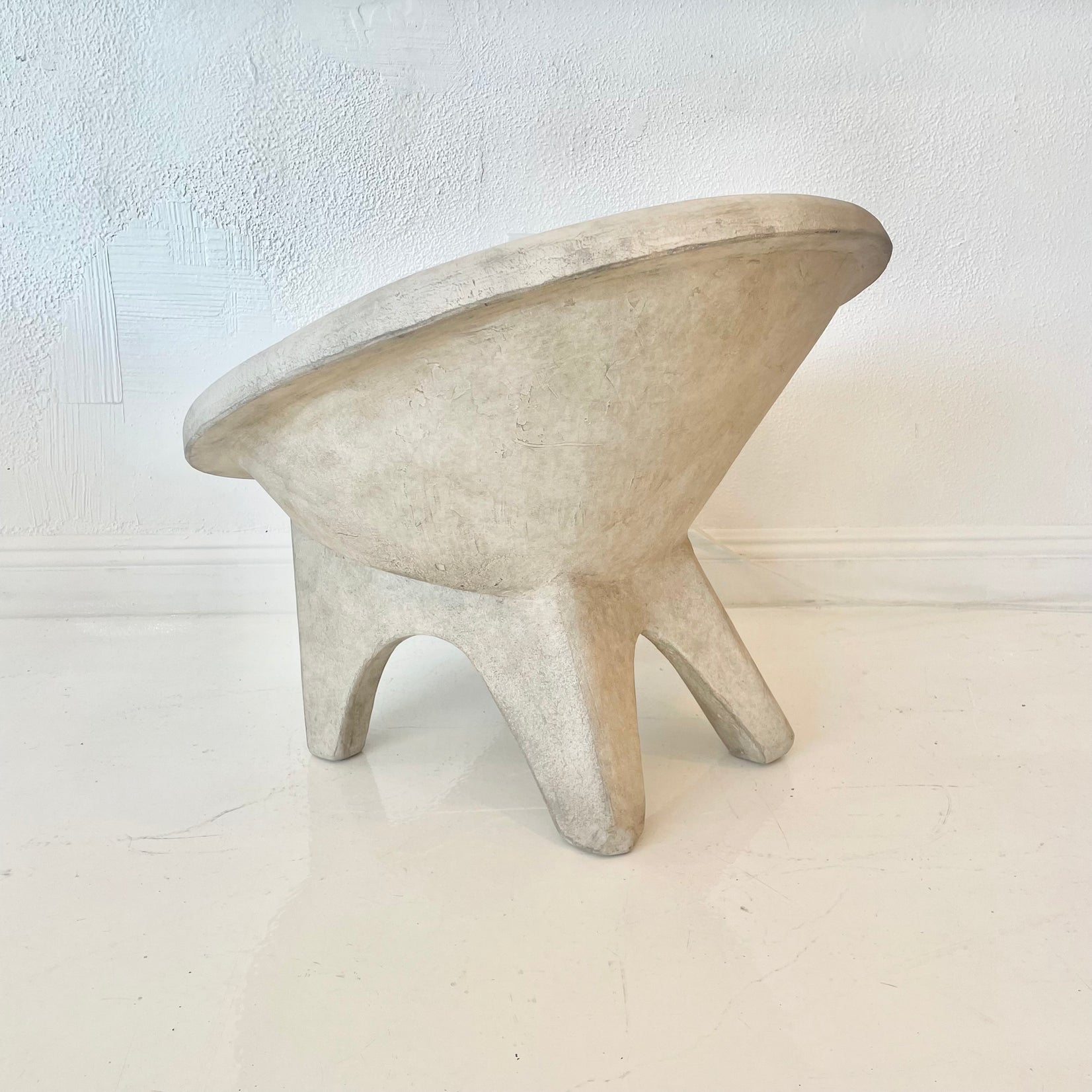 Sculptural Concrete Chair by Merit, Los Angeles