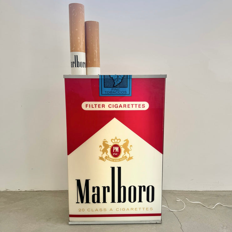 Double Sided Vintage Marlboro Light Up Cigarette Pack