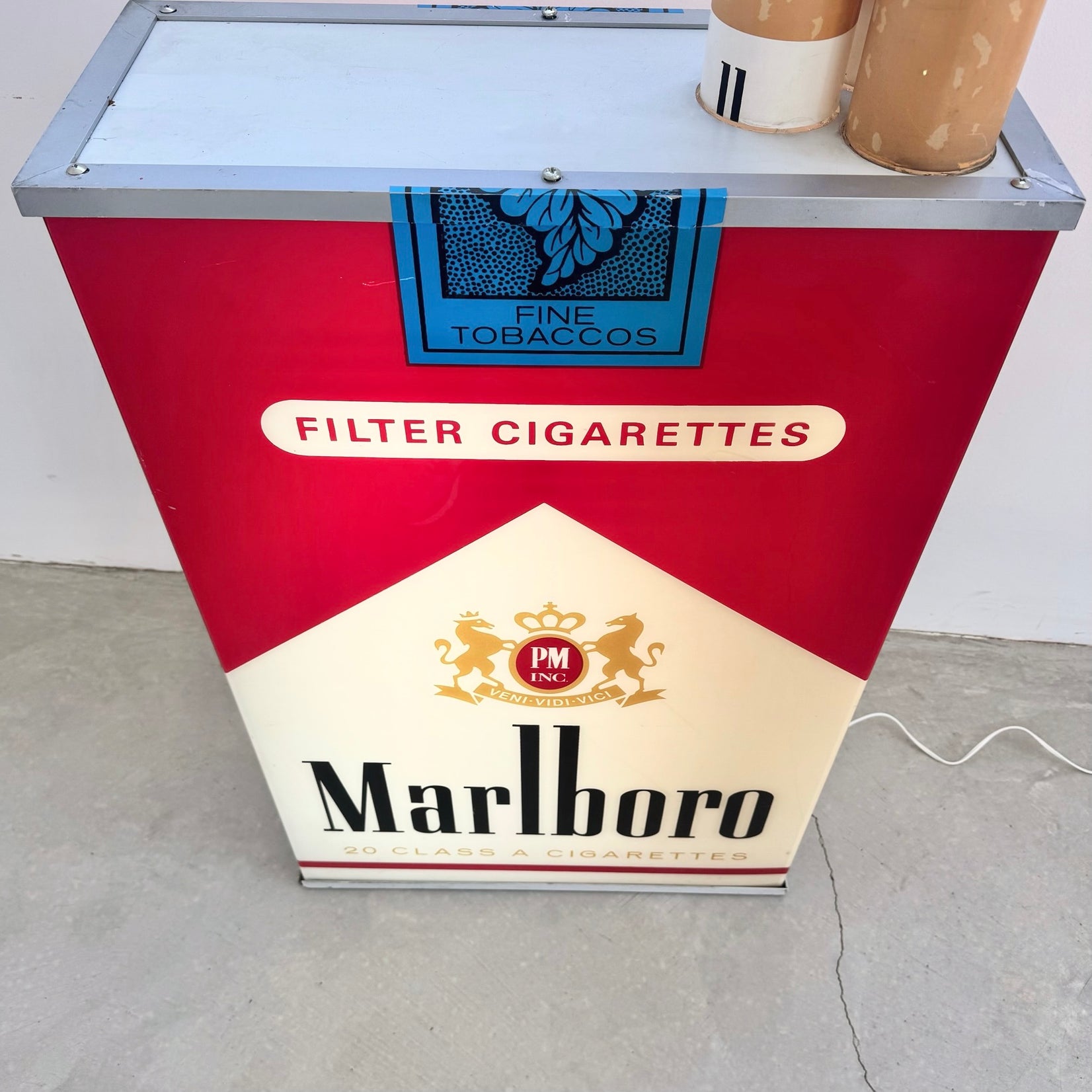 Double Sided Vintage Marlboro Light Up Cigarette Pack