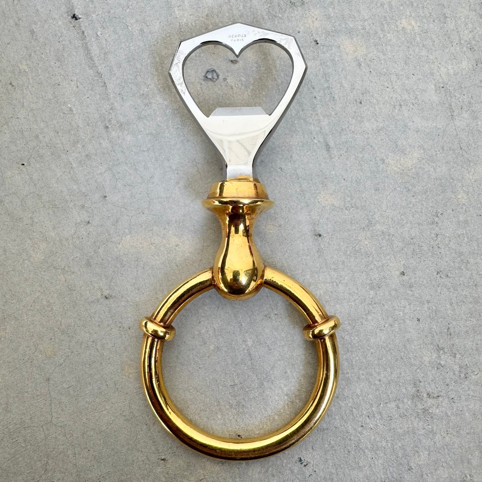 Hermès Brass and Steel Bottle Opener