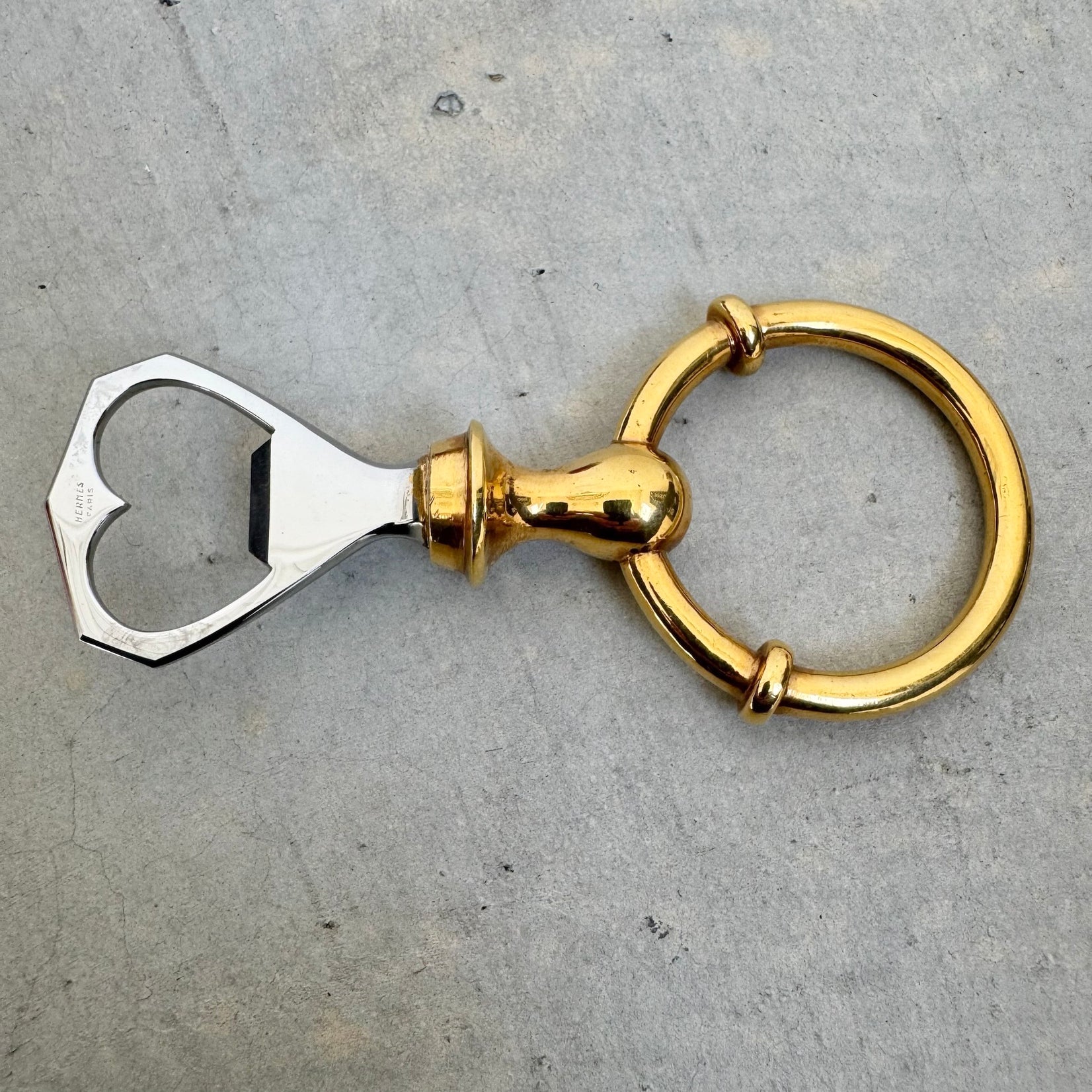 Hermès Brass and Steel Bottle Opener