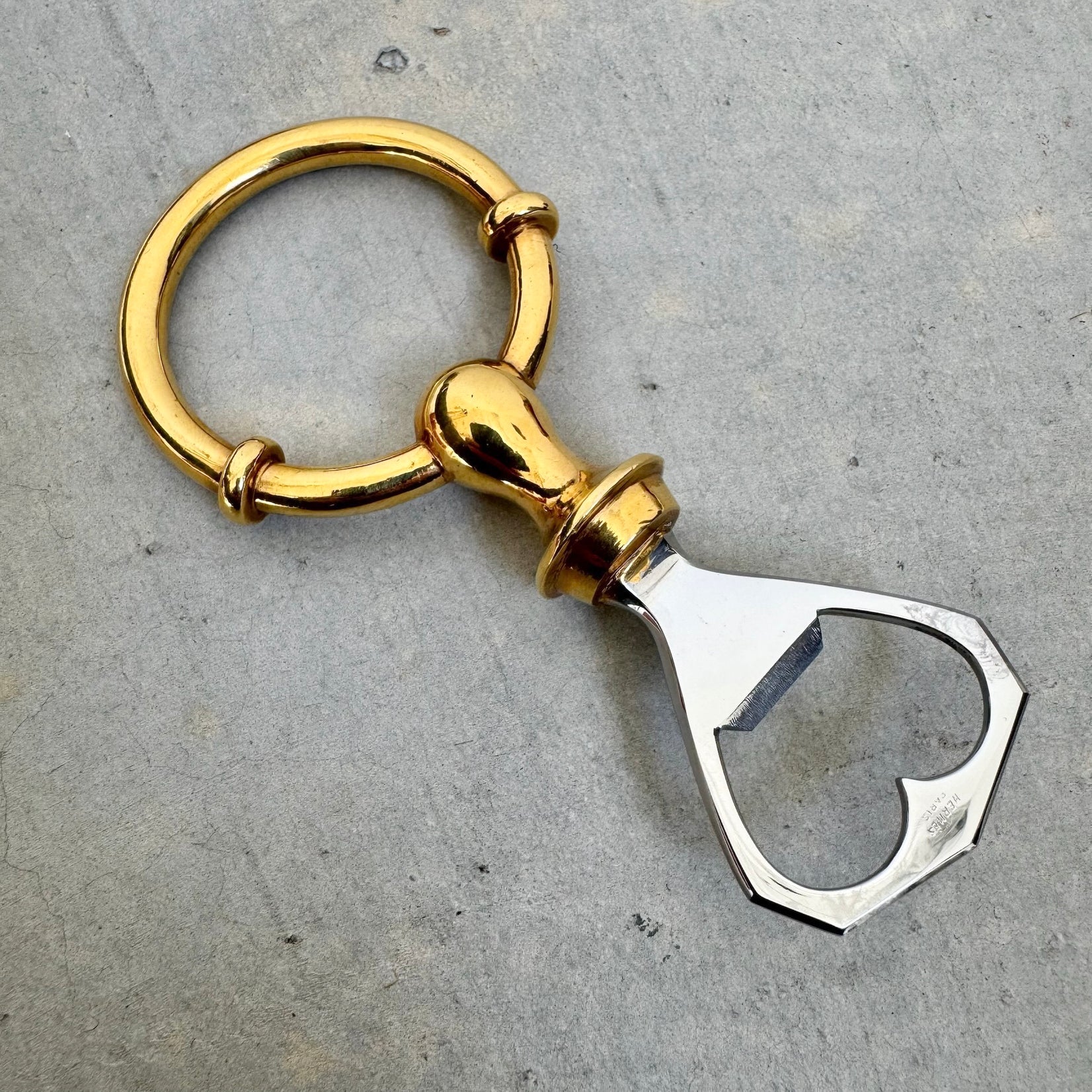 Hermès Brass and Steel Bottle Opener