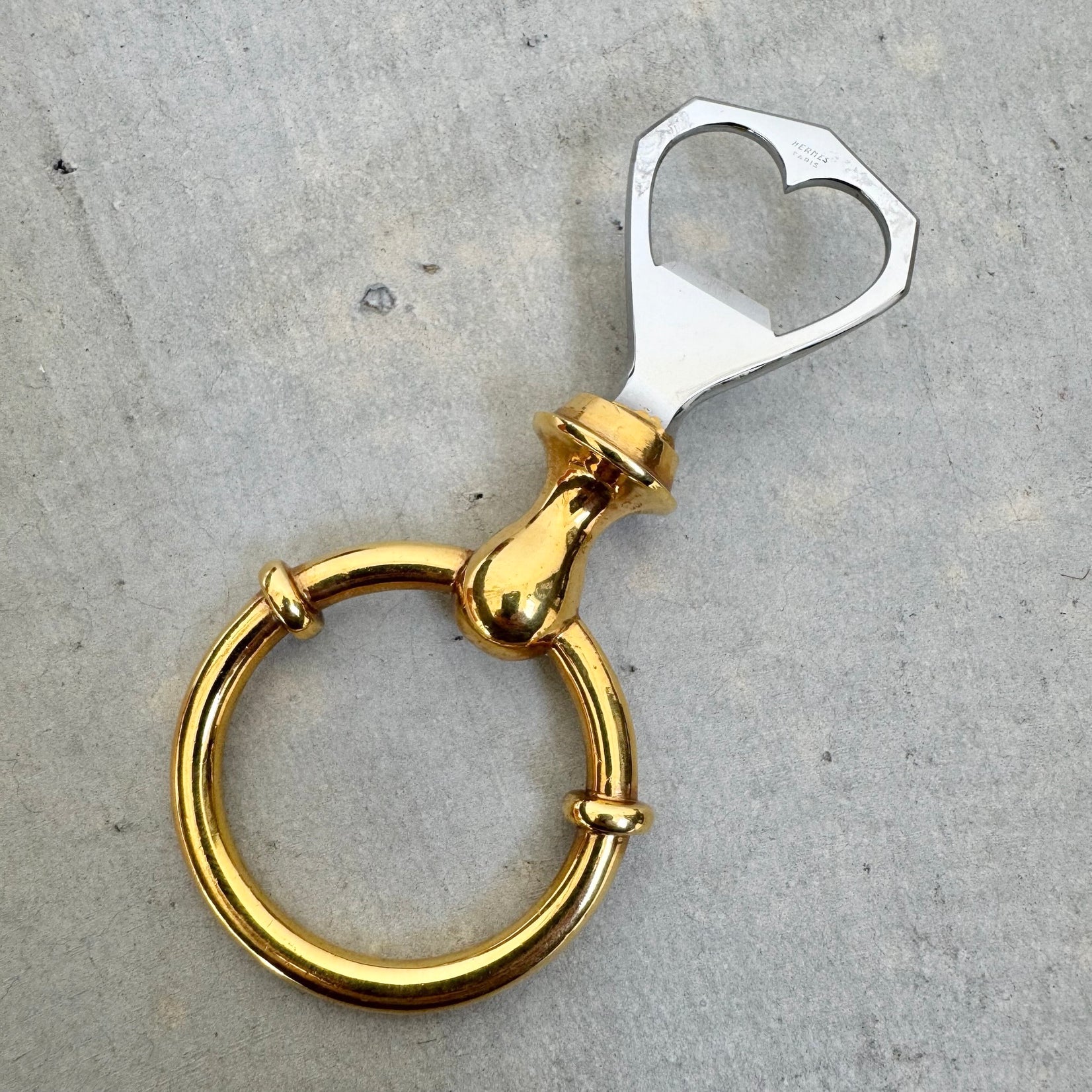 Hermès Brass and Steel Bottle Opener