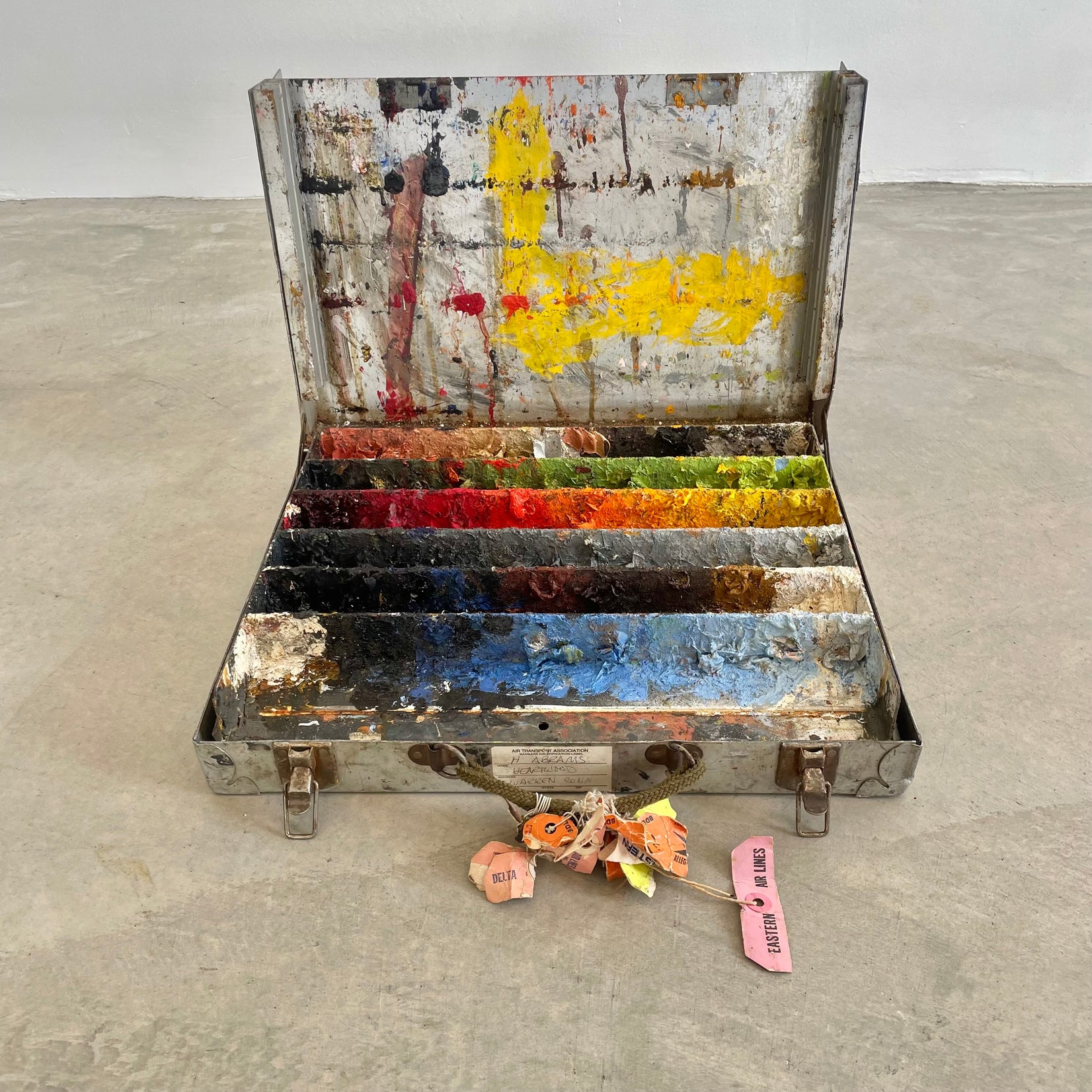 Herbert Abrams Paint Palette Case, 1970s USA