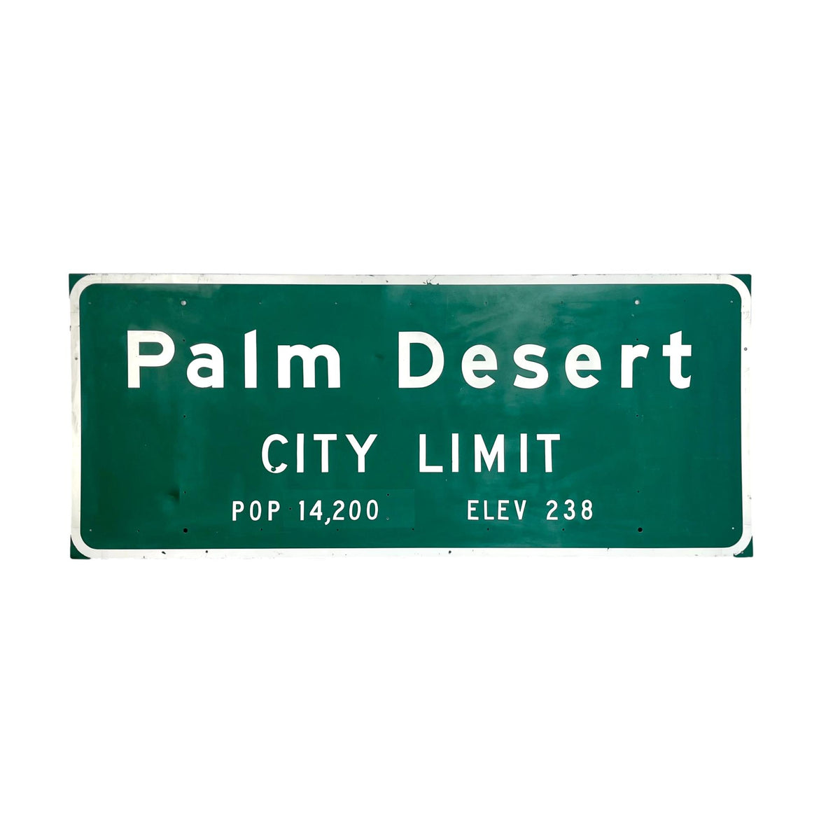 Palm Desert City Limit Highway Sign