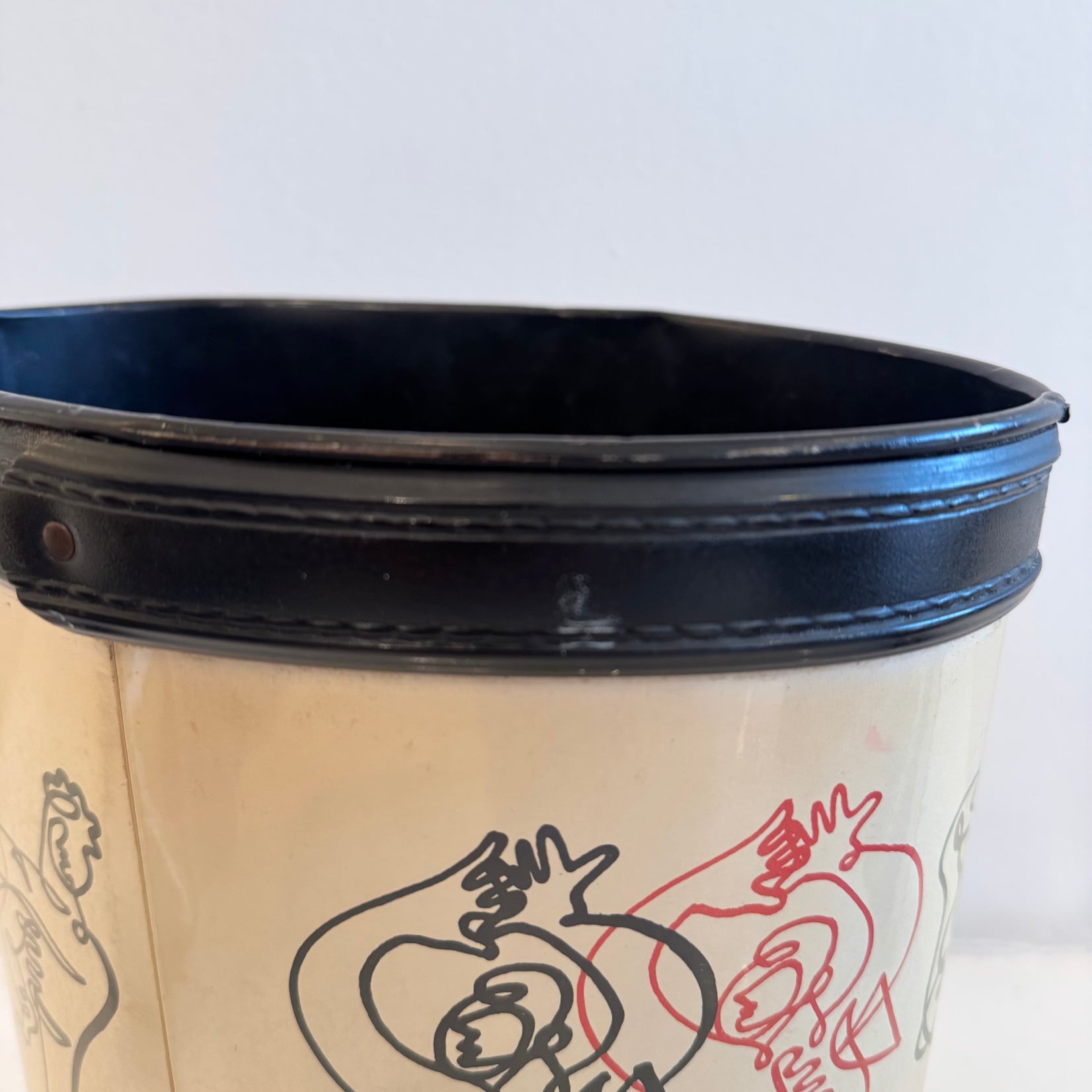 Negulesco Line Drawing Waste Basket